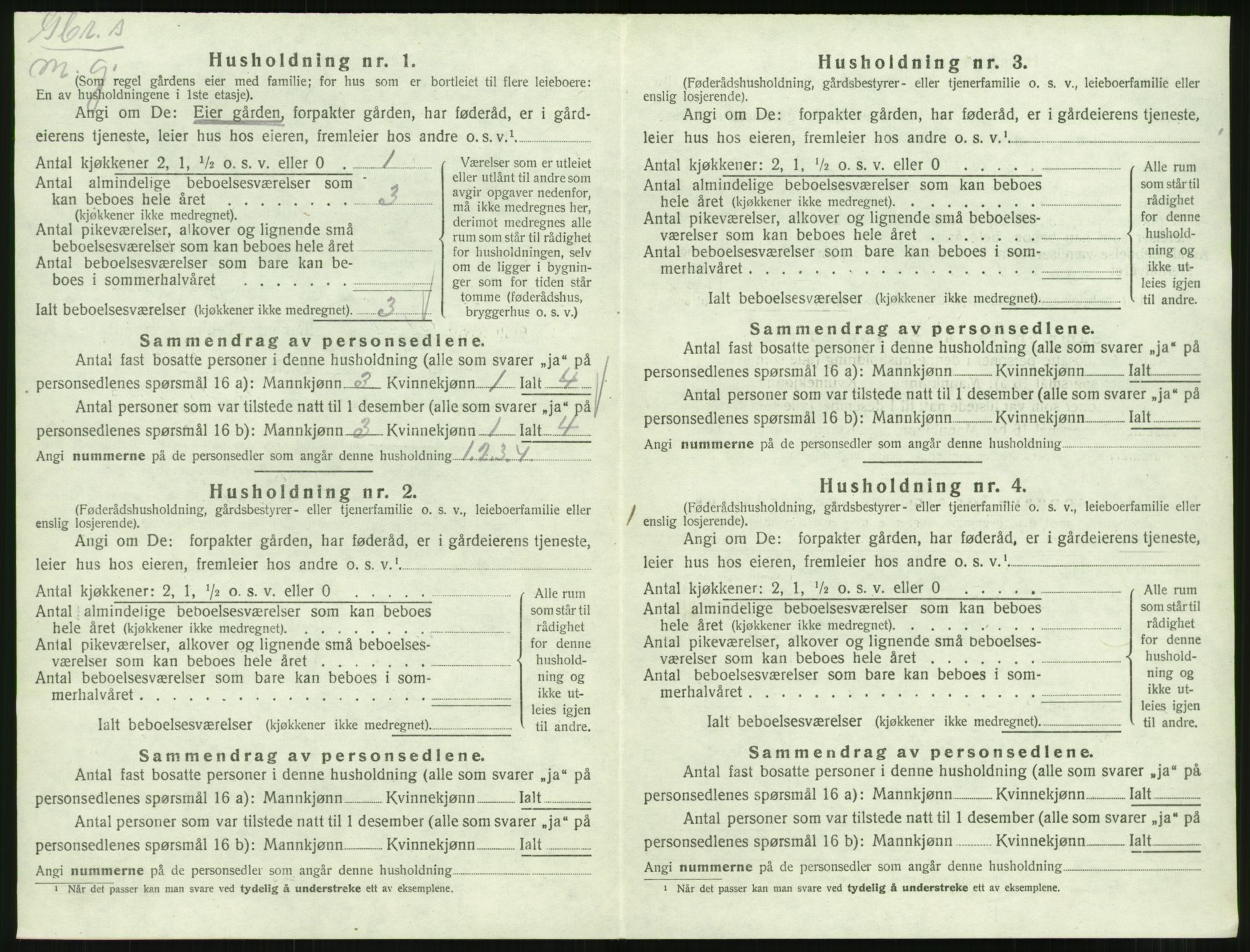 SAT, Folketelling 1920 for 1542 Eresfjord og Vistdal herred, 1920, s. 254