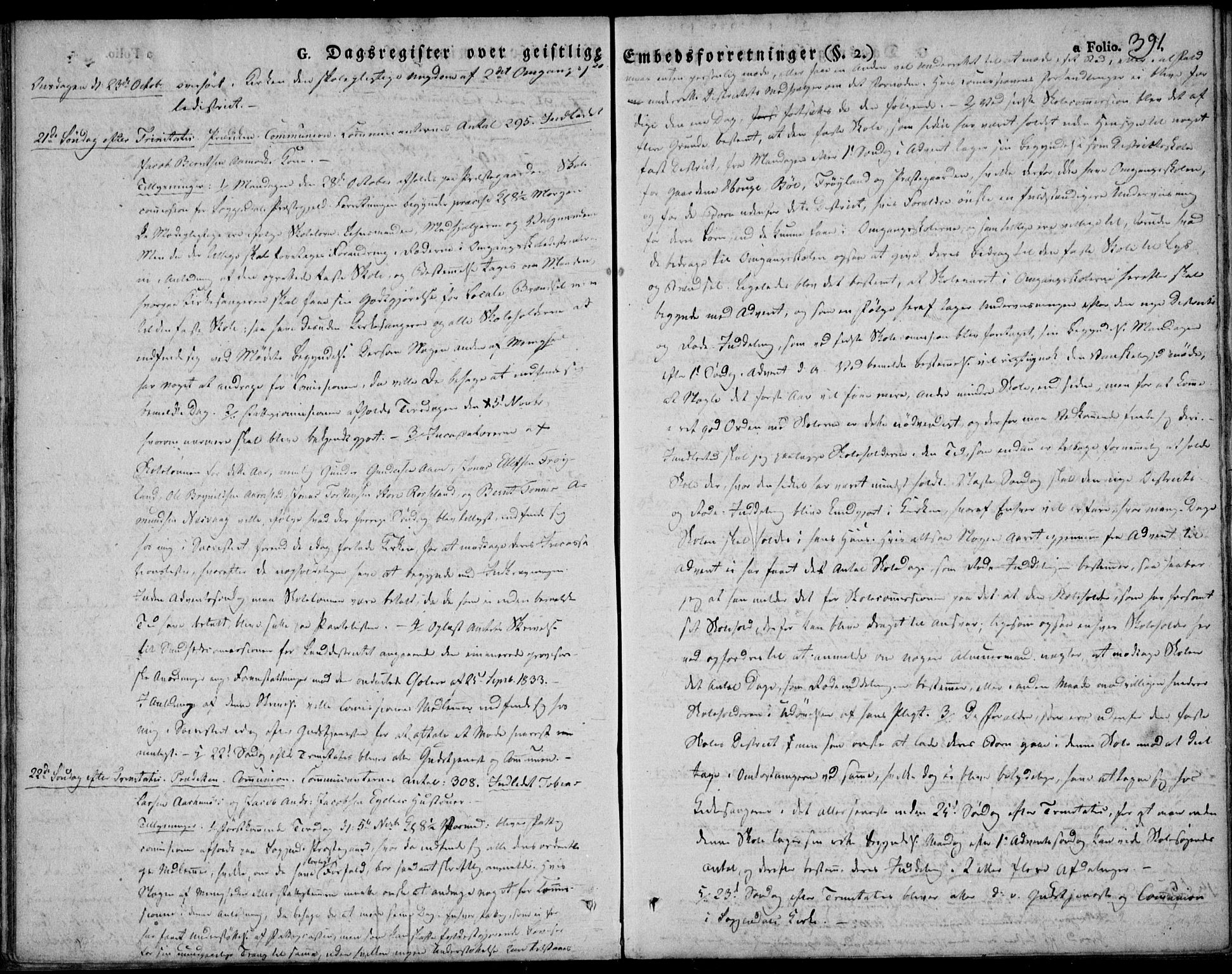 Sokndal sokneprestkontor, AV/SAST-A-101808: Ministerialbok nr. A 7.2, 1826-1842, s. 391