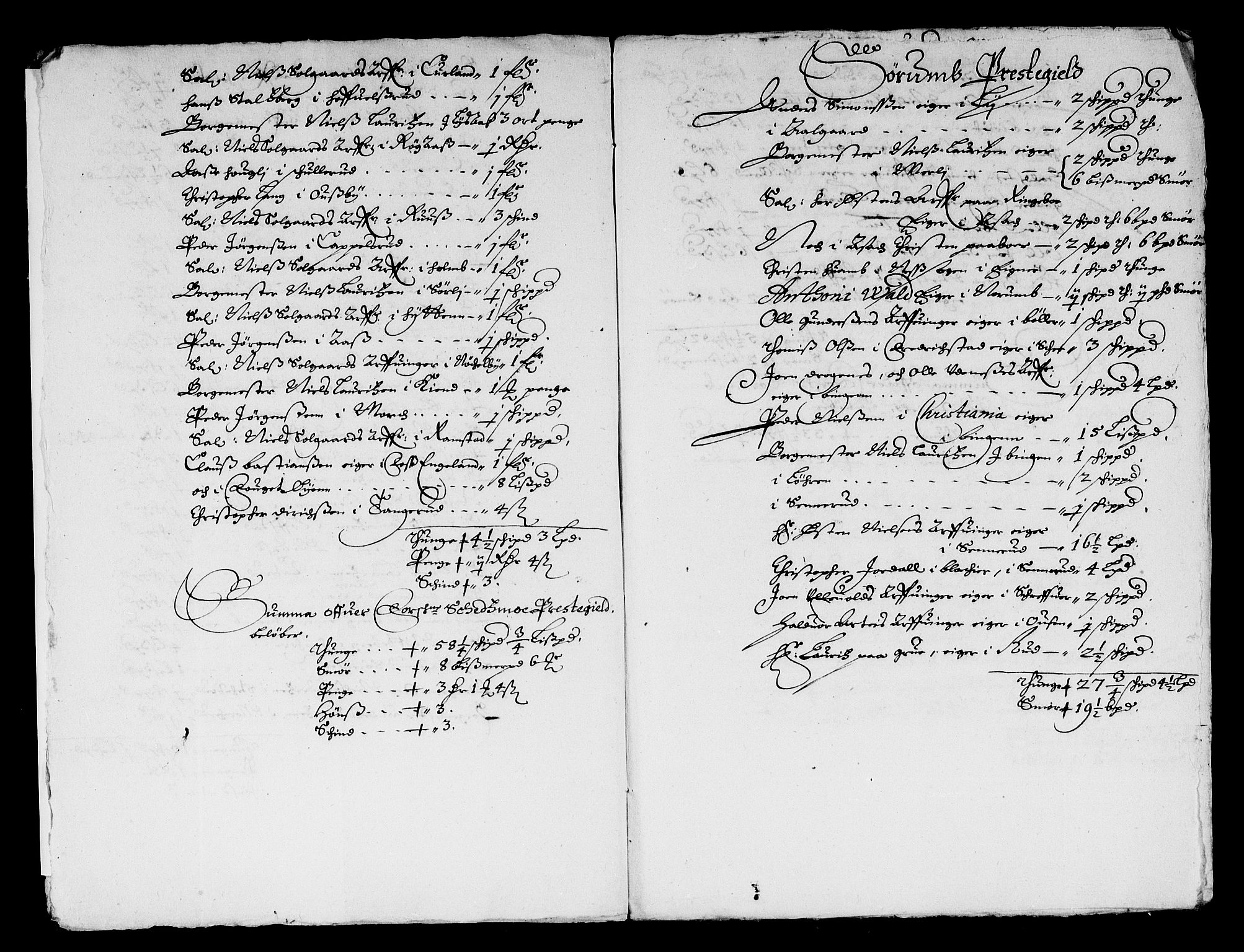 Rentekammeret inntil 1814, Reviderte regnskaper, Stiftamtstueregnskaper, Landkommissariatet på Akershus og Akershus stiftamt, AV/RA-EA-5869/R/Ra/L0017: Landkommissariatet på Akershus, 1663