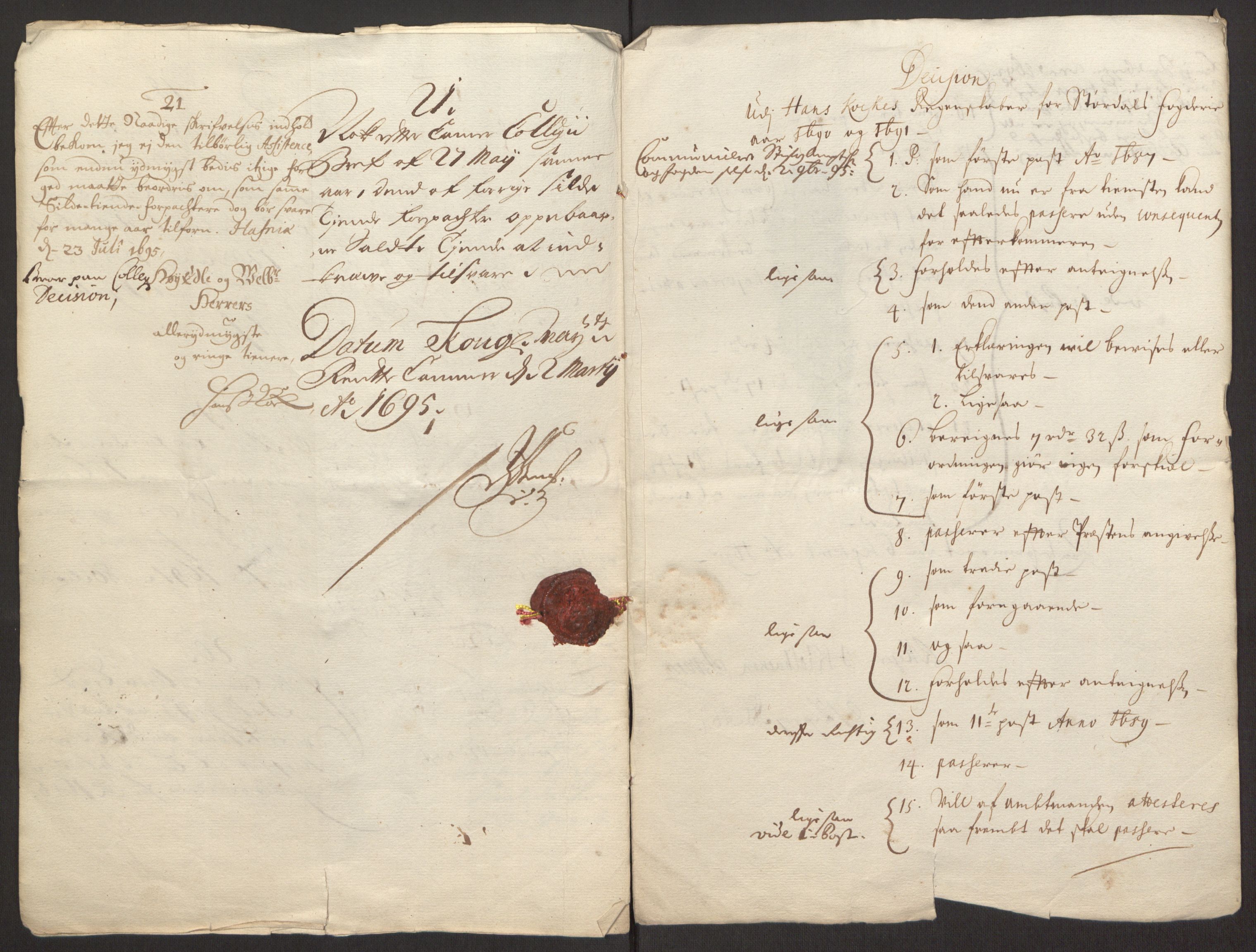 Rentekammeret inntil 1814, Reviderte regnskaper, Fogderegnskap, AV/RA-EA-4092/R62/L4185: Fogderegnskap Stjørdal og Verdal, 1692, s. 375
