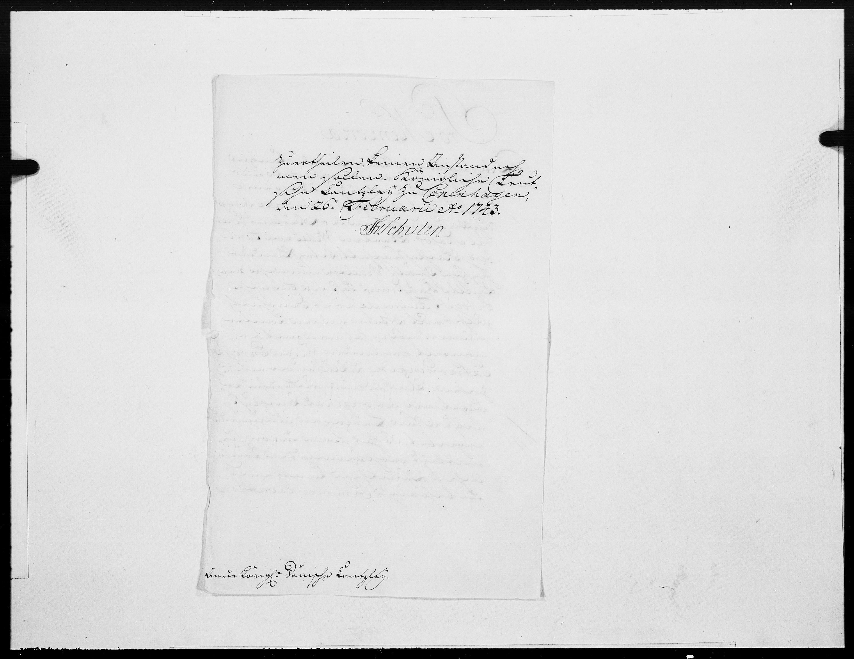 Danske Kanselli 1572-1799, AV/RA-EA-3023/F/Fc/Fcc/Fcca/L0137: Norske innlegg 1572-1799, 1743, s. 377