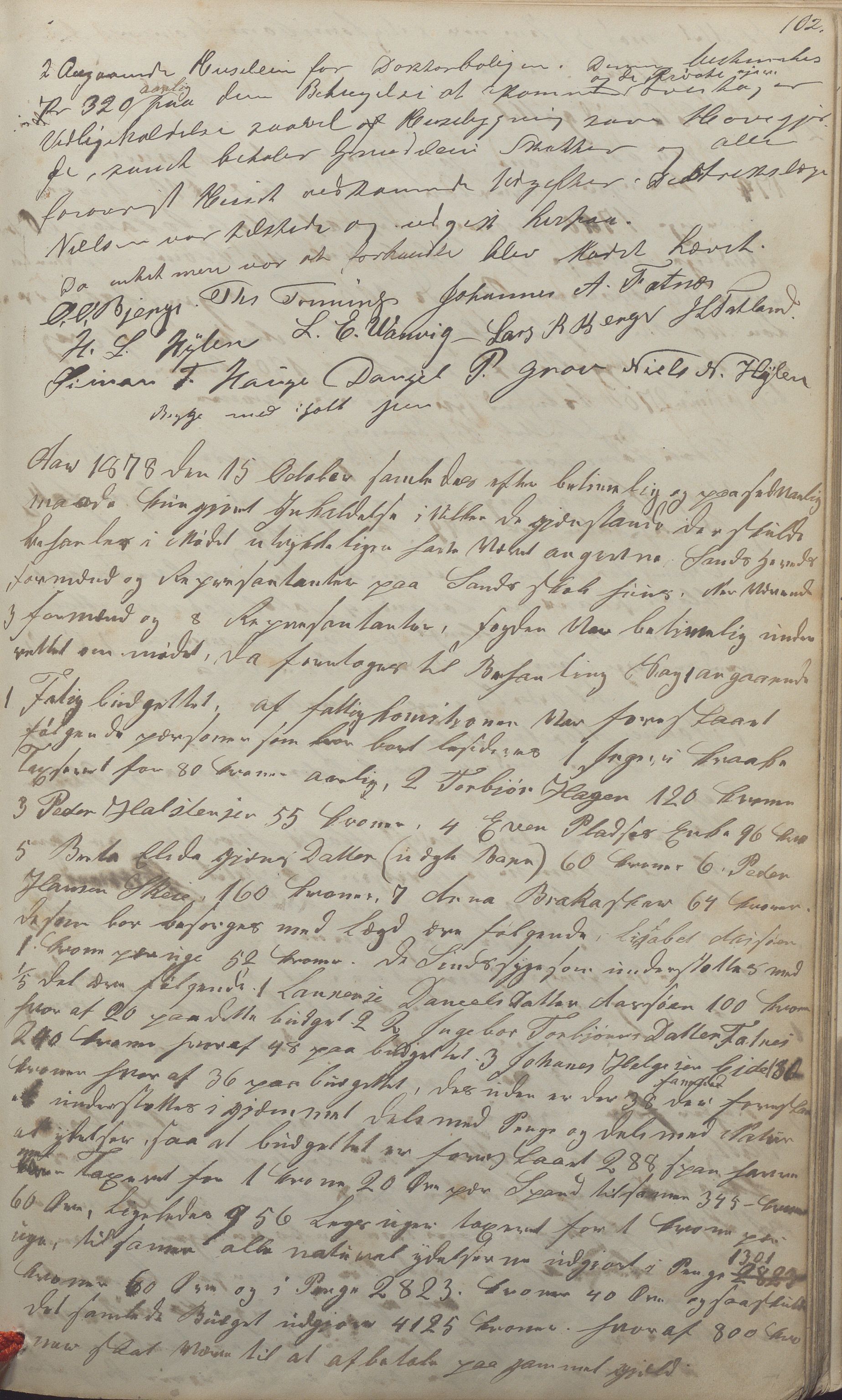 Sand kommune - Formannskapet, IKAR/K-102092/A/Aa/L0001: Møtebok, 1859-1885, s. 102a