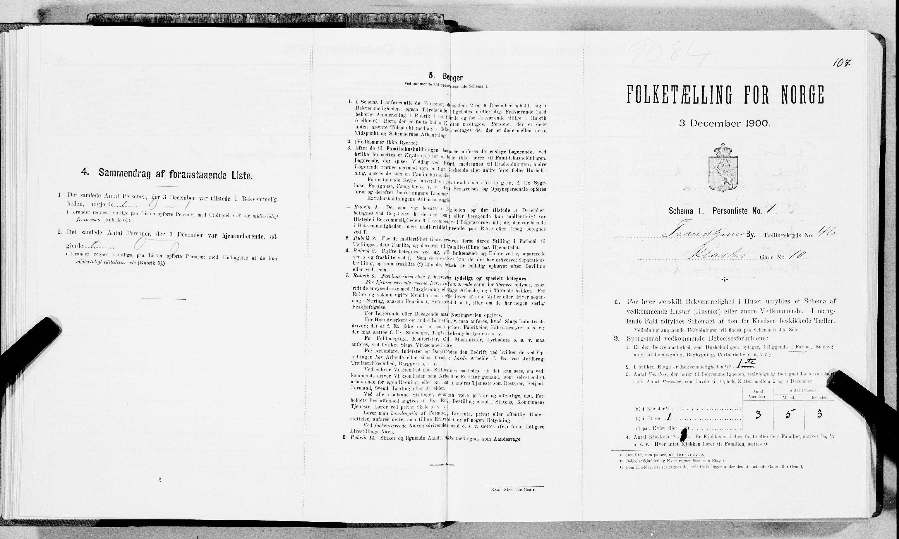 SAT, Folketelling 1900 for 1601 Trondheim kjøpstad, 1900, s. 7410