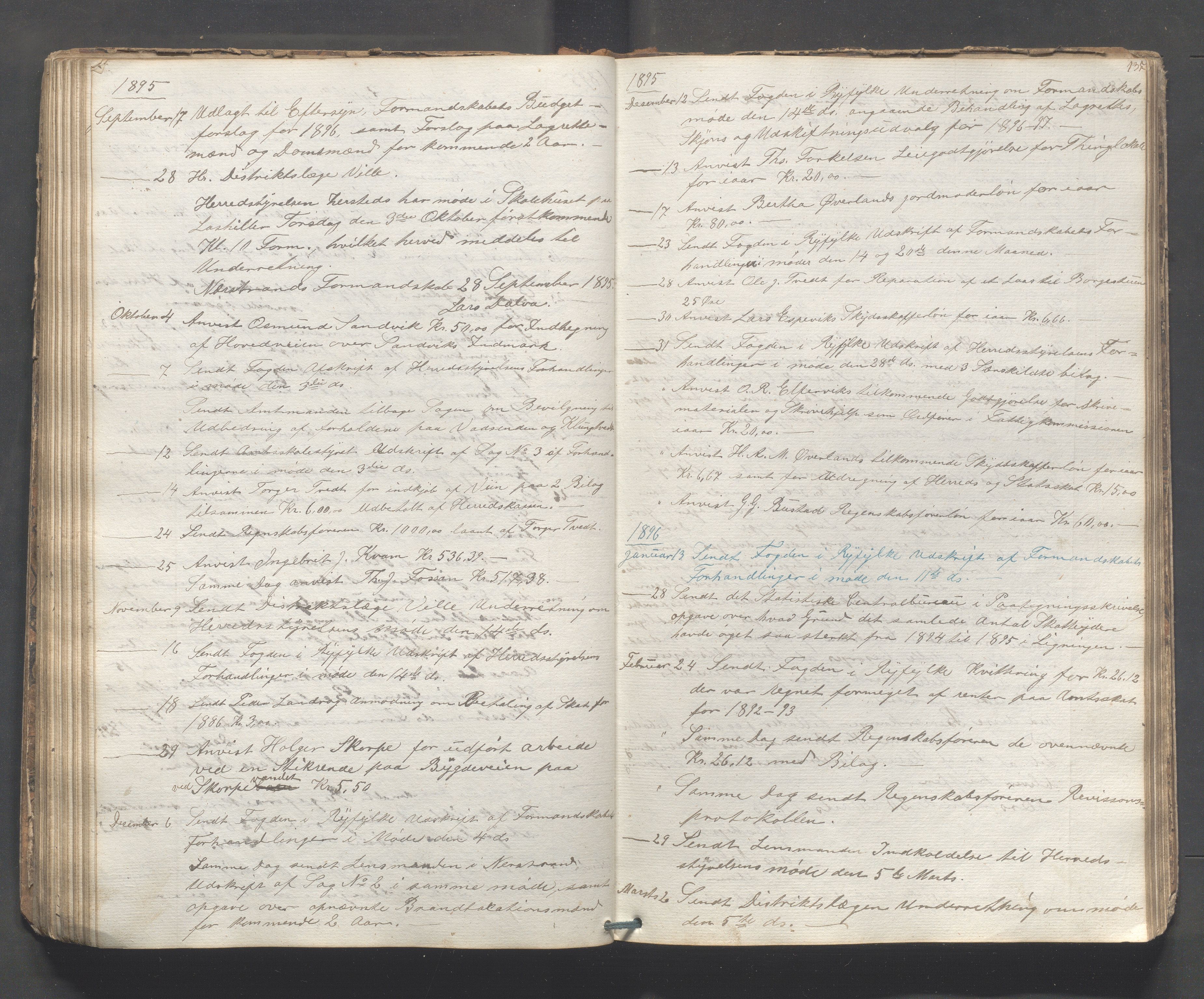 Nedstrand kommune - Formannskapet, IKAR/K-100244/B/L0001: Kopibok, 1837-1908, s. 132