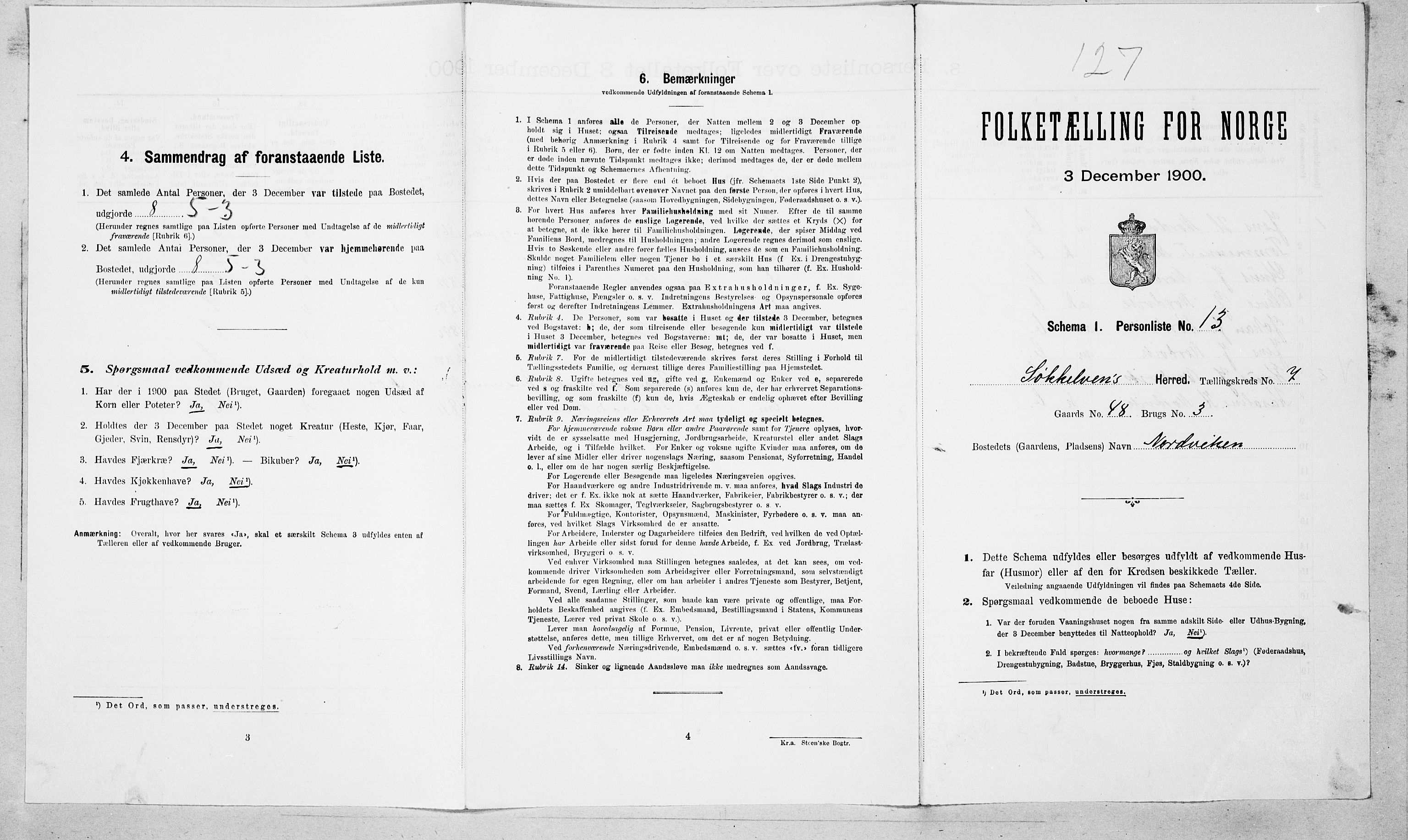 SAT, Folketelling 1900 for 1528 Sykkylven herred, 1900, s. 717
