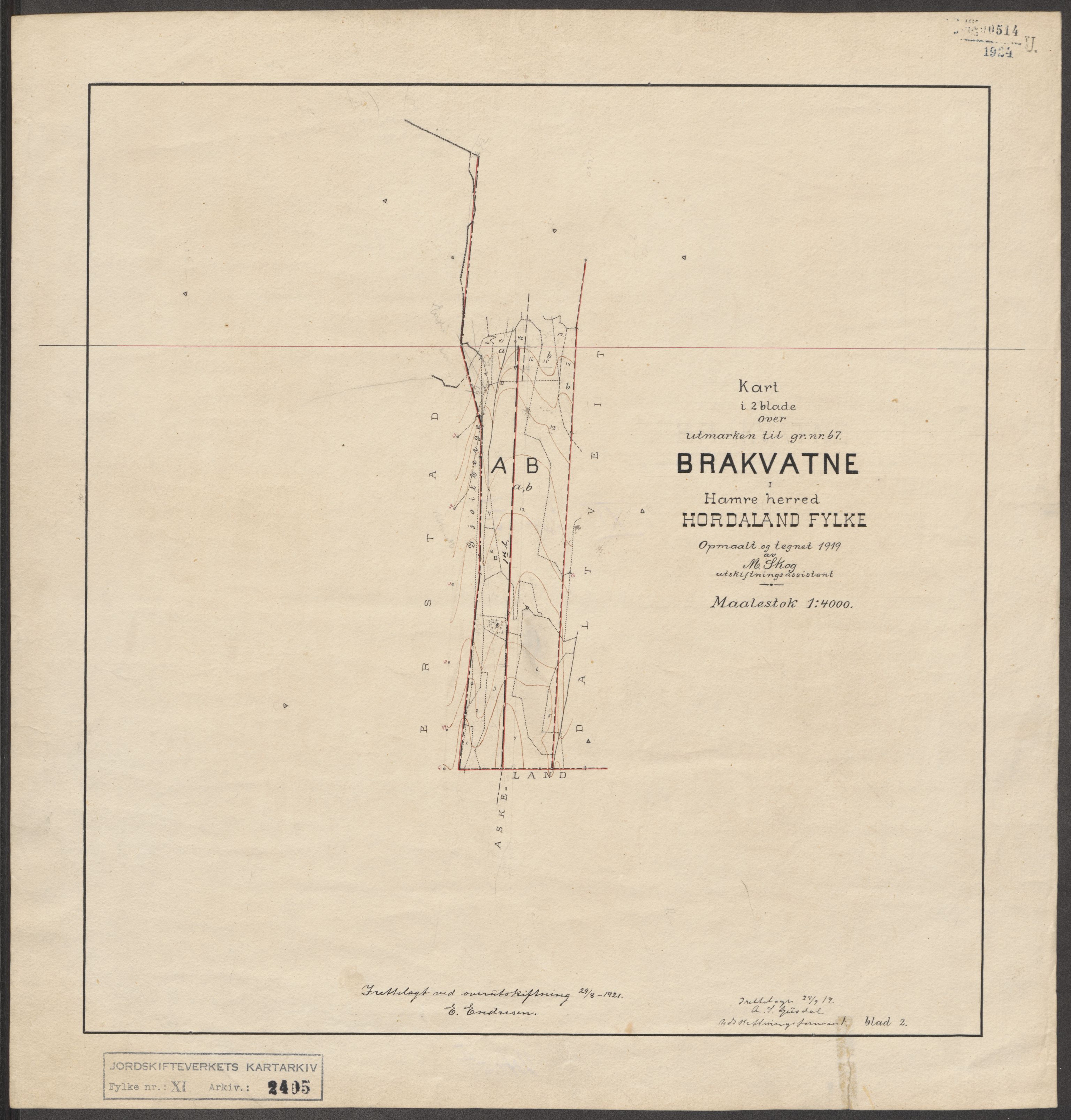 Jordskifteverkets kartarkiv, AV/RA-S-3929/T, 1859-1988, s. 2700