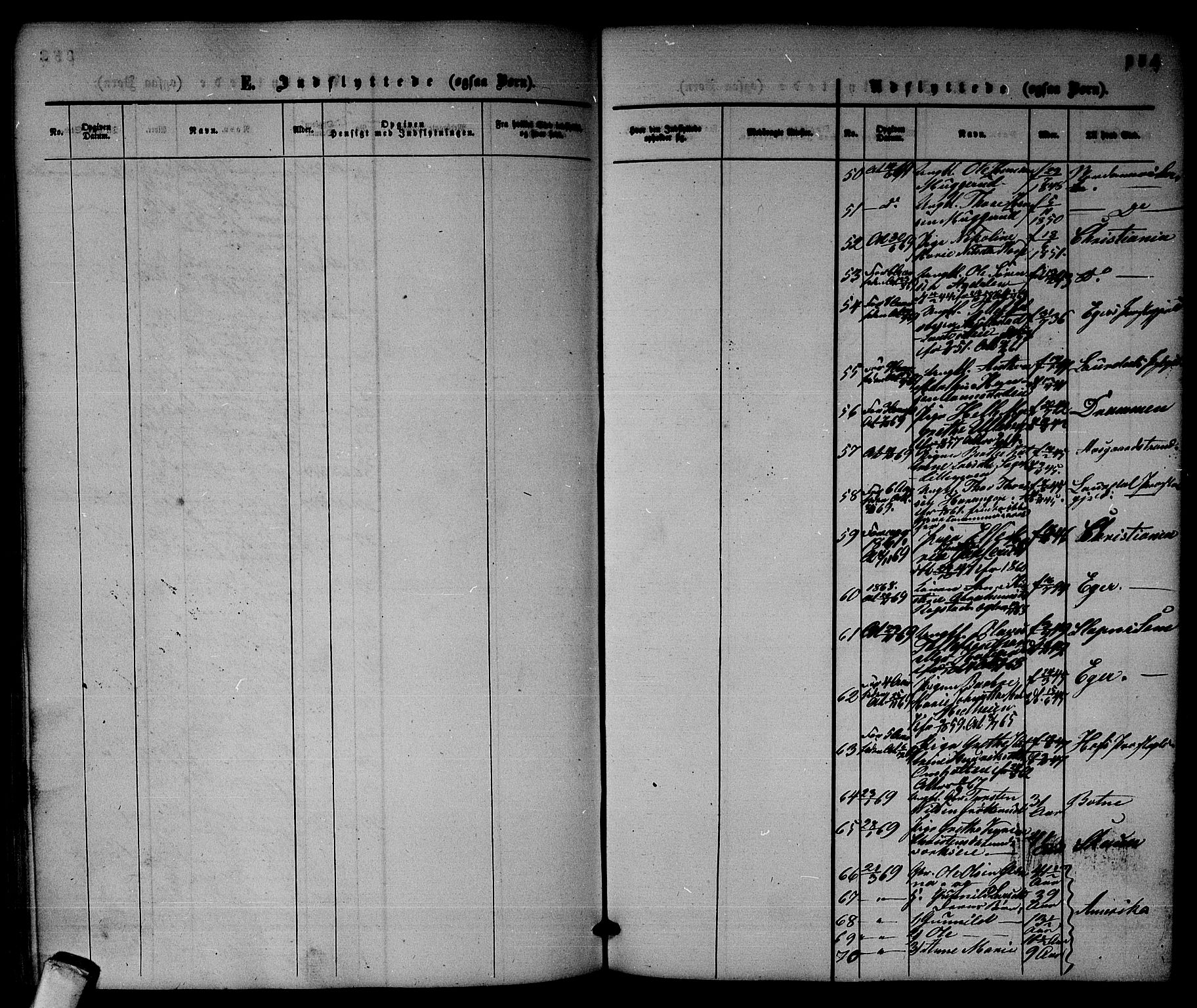 Sandsvær kirkebøker, AV/SAKO-A-244/G/Ga/L0005: Klokkerbok nr. I 5, 1857-1873, s. 354