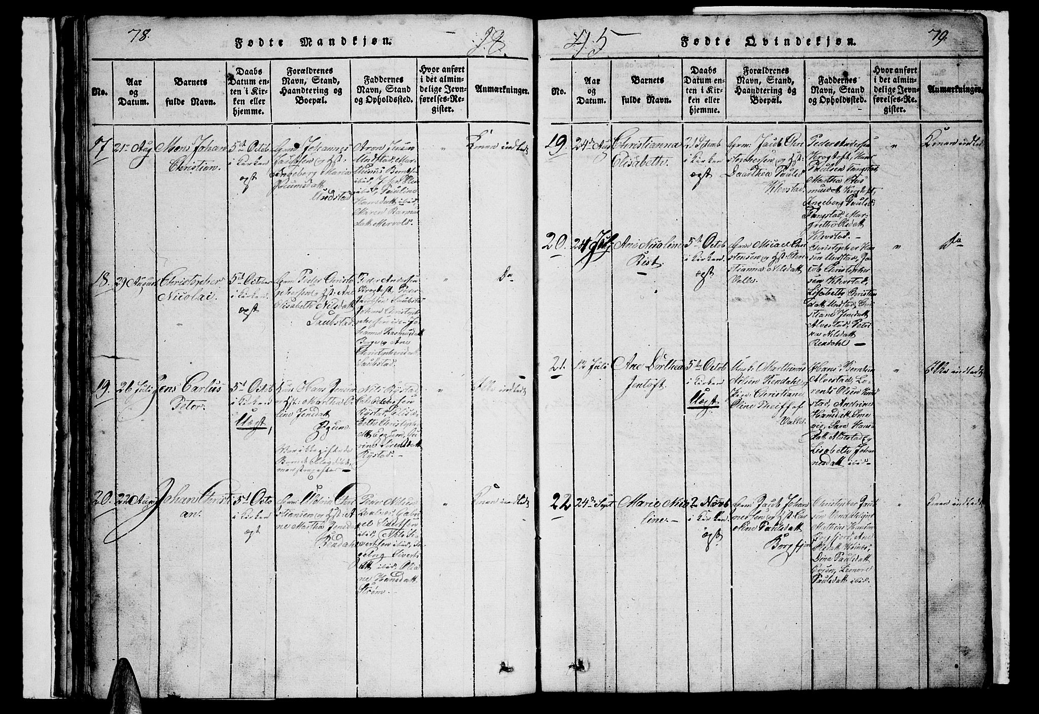 Ministerialprotokoller, klokkerbøker og fødselsregistre - Nordland, AV/SAT-A-1459/880/L1139: Klokkerbok nr. 880C01, 1836-1857, s. 78-79