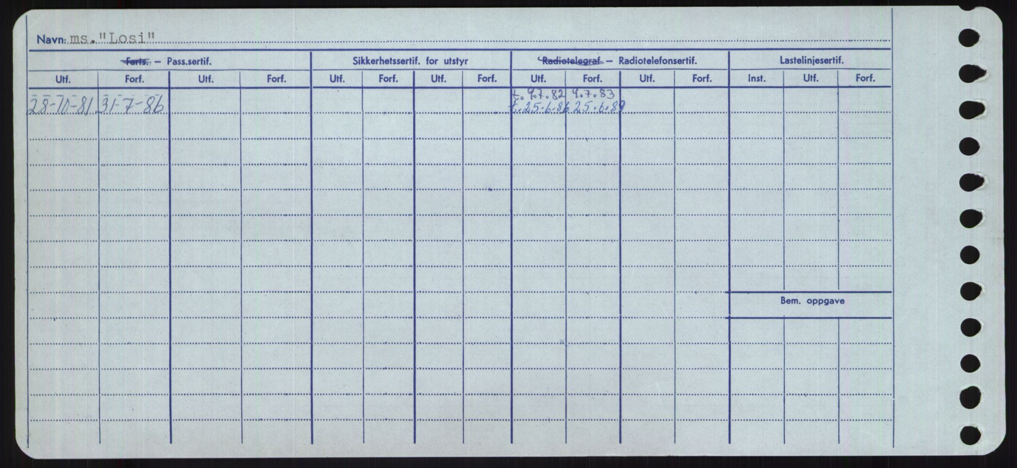 Sjøfartsdirektoratet med forløpere, Skipsmålingen, RA/S-1627/H/Ha/L0003/0002: Fartøy, Hilm-Mar / Fartøy, Kom-Mar, s. 644