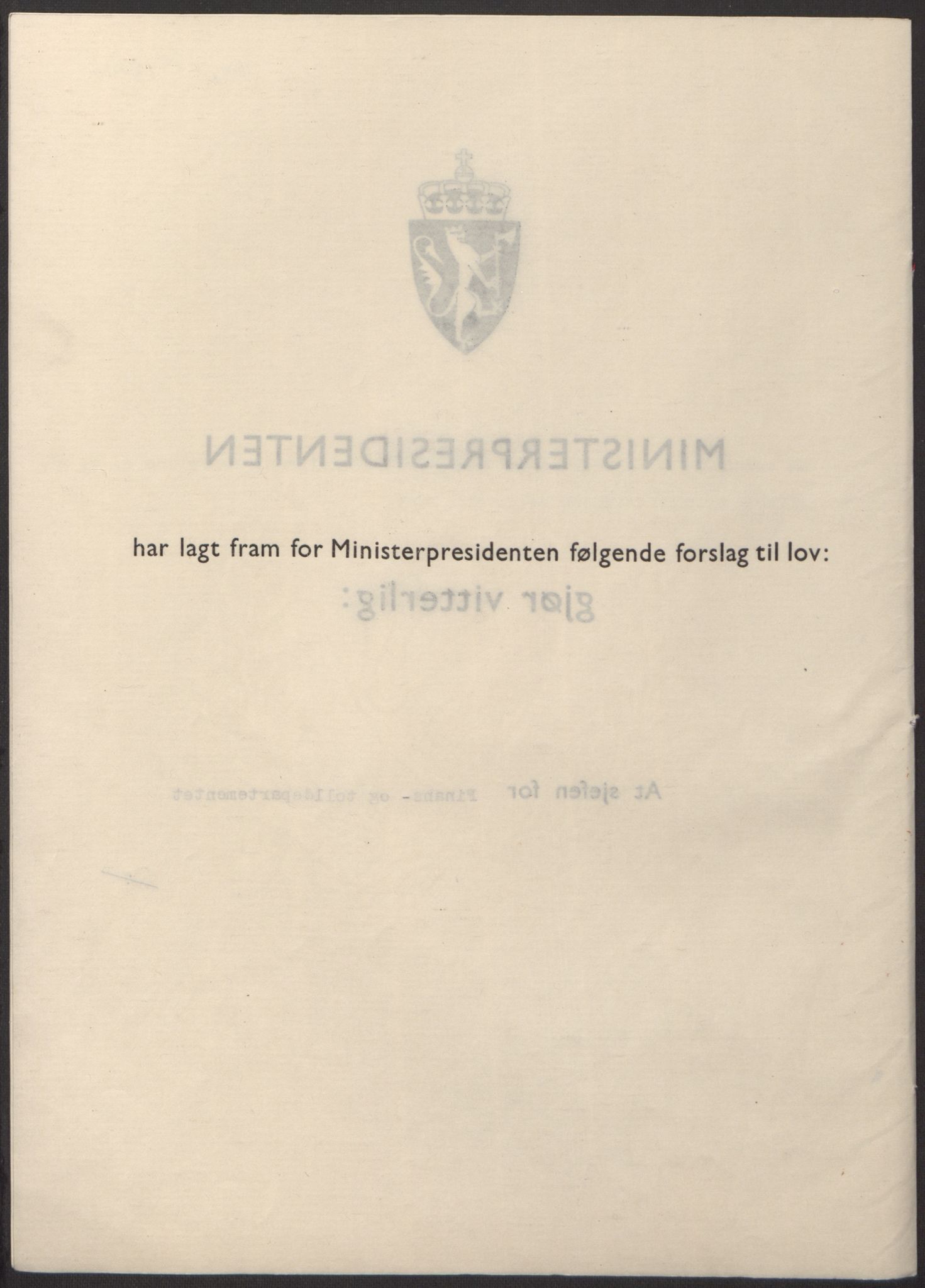 NS-administrasjonen 1940-1945 (Statsrådsekretariatet, de kommisariske statsråder mm), AV/RA-S-4279/D/Db/L0098: Lover II, 1942, s. 48