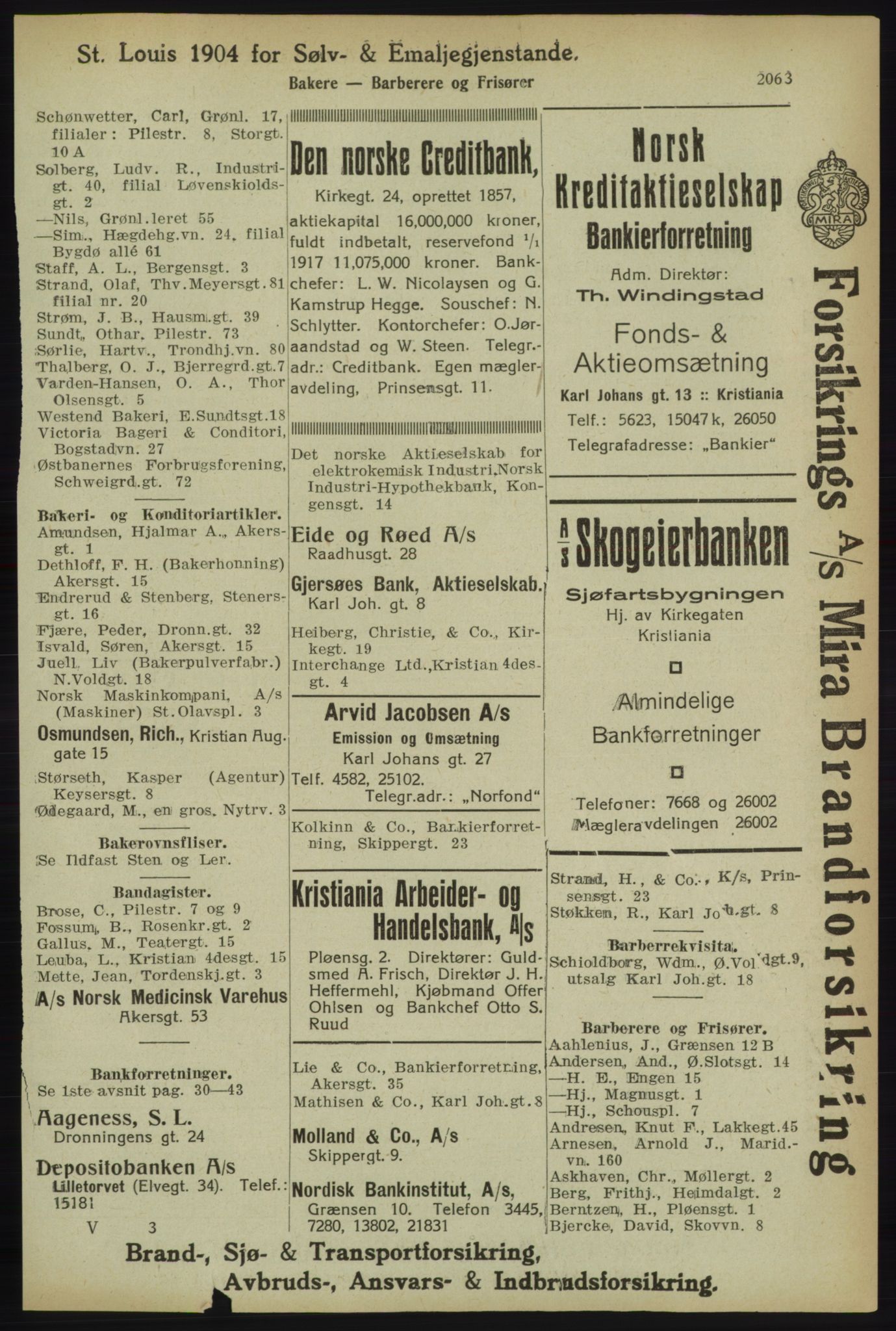 Kristiania/Oslo adressebok, PUBL/-, 1918, s. 2216