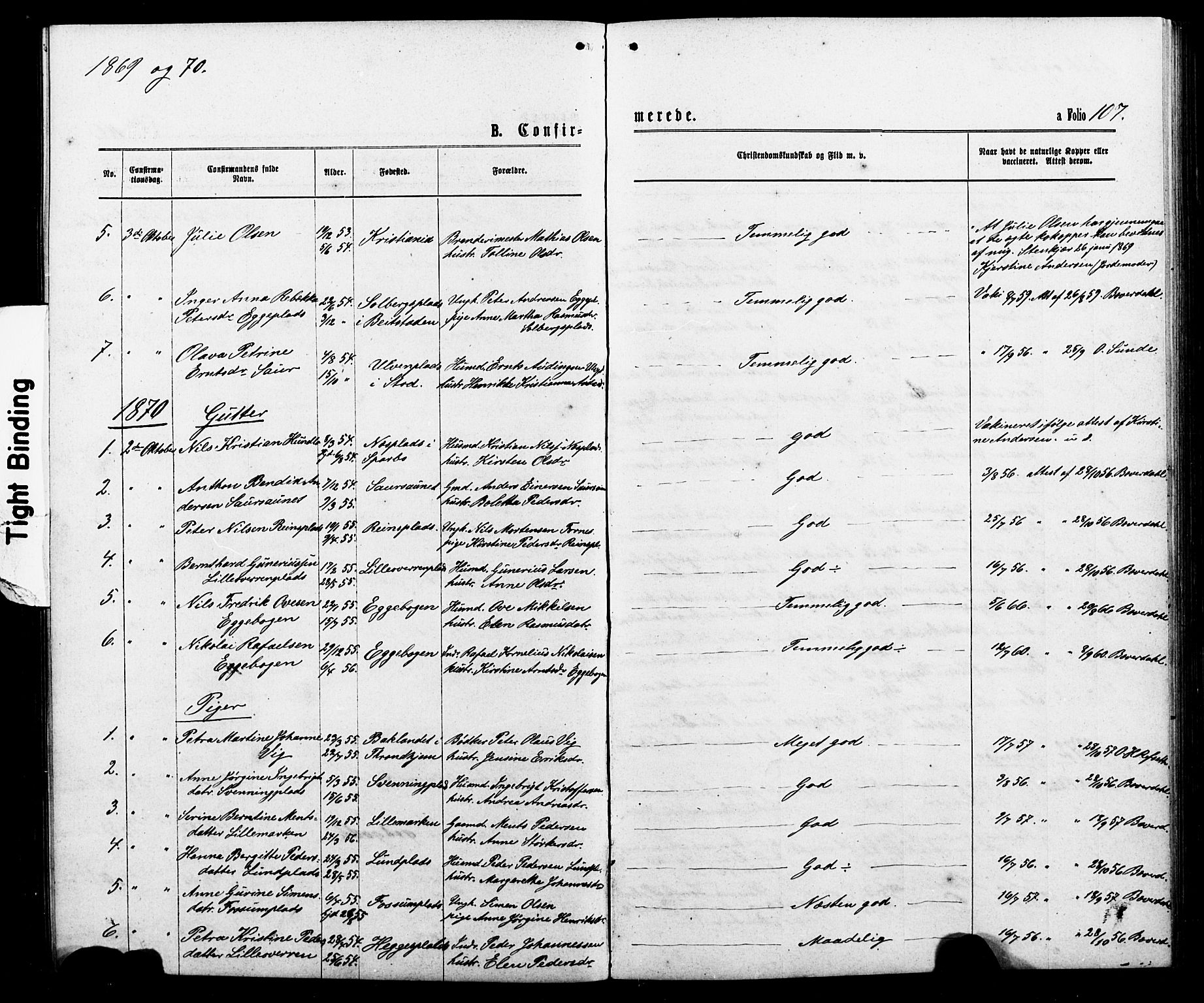 Ministerialprotokoller, klokkerbøker og fødselsregistre - Nord-Trøndelag, SAT/A-1458/740/L0380: Klokkerbok nr. 740C01, 1868-1902, s. 107