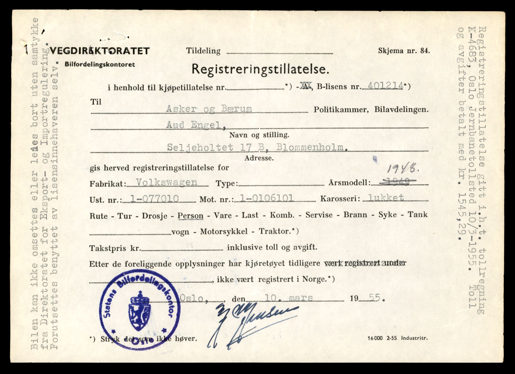 Møre og Romsdal vegkontor - Ålesund trafikkstasjon, SAT/A-4099/F/Fe/L0021: Registreringskort for kjøretøy T 10471 - T 10583, 1927-1998, s. 1765