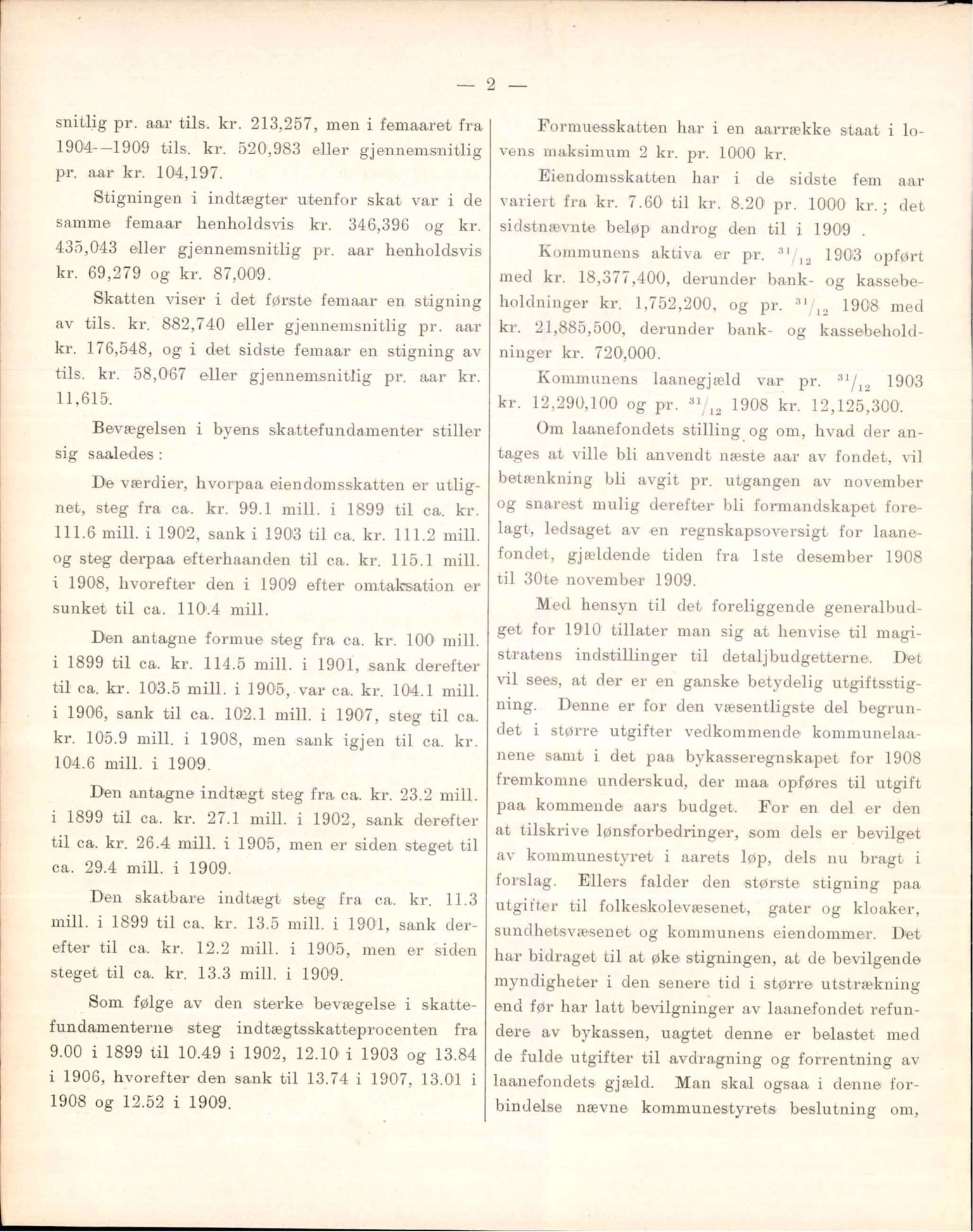 Bergen kommune. Formannskapet, BBA/A-0003/Ad/L0081: Bergens Kommuneforhandlinger, bind II, 1909