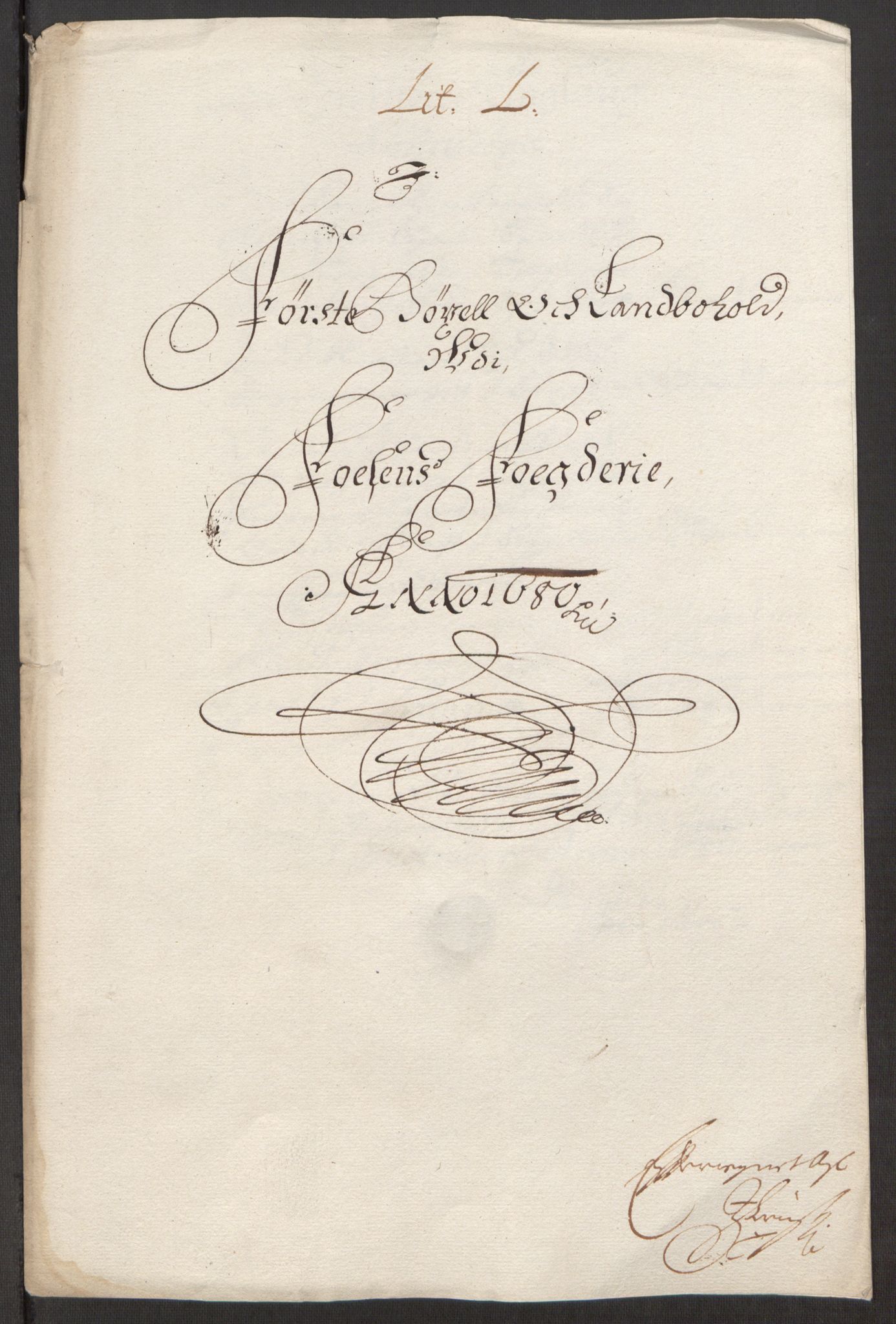 Rentekammeret inntil 1814, Reviderte regnskaper, Stiftamtstueregnskaper, Trondheim stiftamt og Nordland amt, RA/EA-6044/R/Rf/L0059: Trondheim stiftamt, 1680