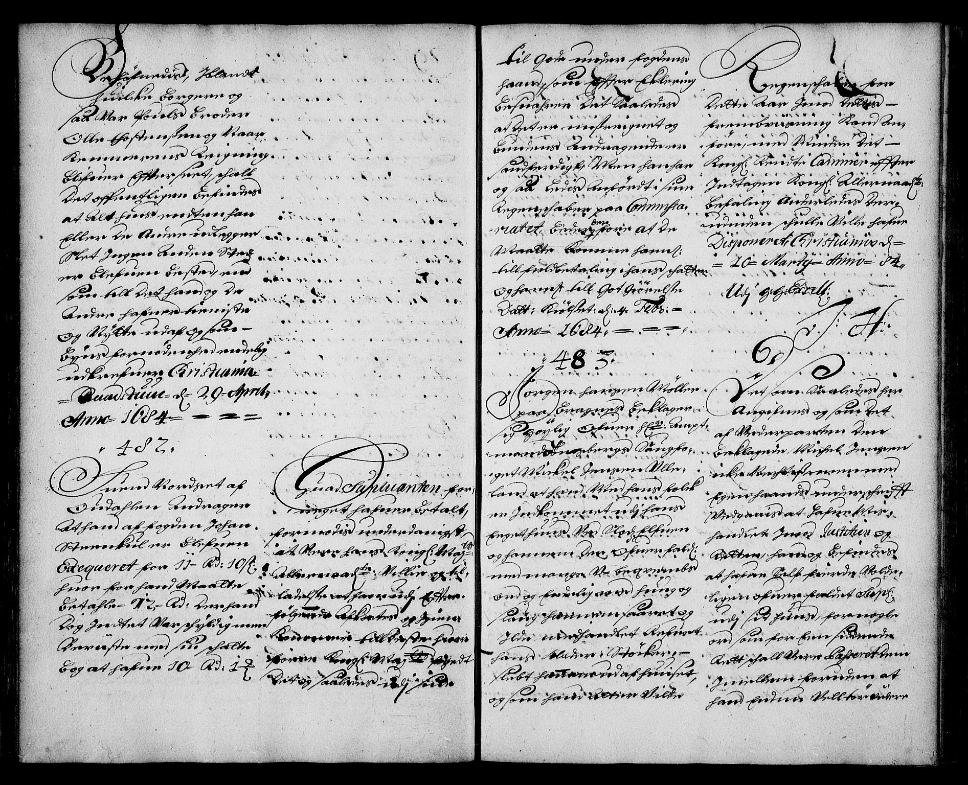 Stattholderembetet 1572-1771, AV/RA-EA-2870/Ae/L0001: Supplikasjons- og resolusjonsprotokoll, 1683-1684