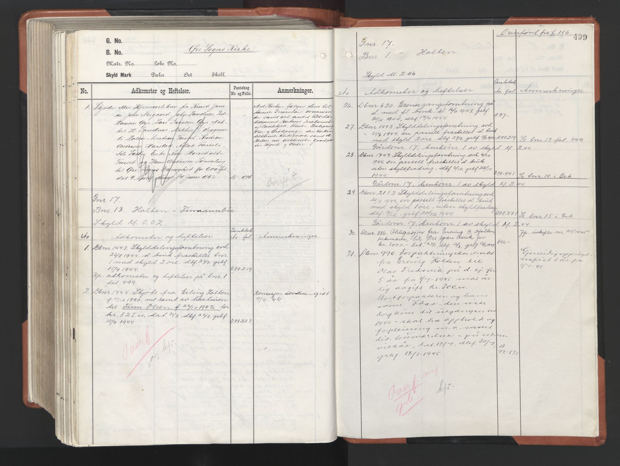 Nordmøre sorenskriveri, AV/SAT-A-4132/1/2/2A/L0013: Panteregister nr. 13, s. 499