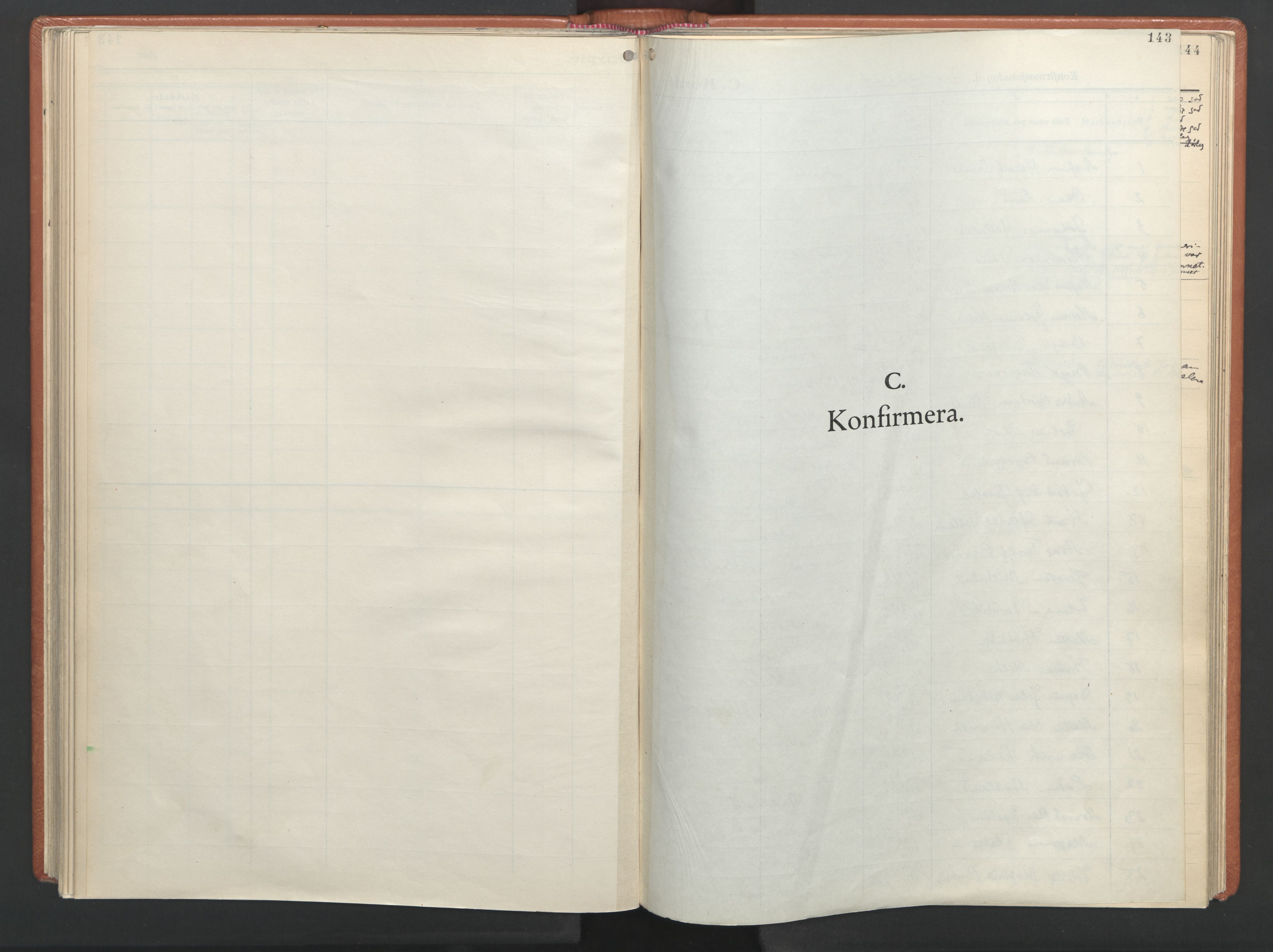 Fana Sokneprestembete, SAB/A-75101/H/Haa/Haab/L0007: Ministerialbok nr. B 7, 1934-1947, s. 143