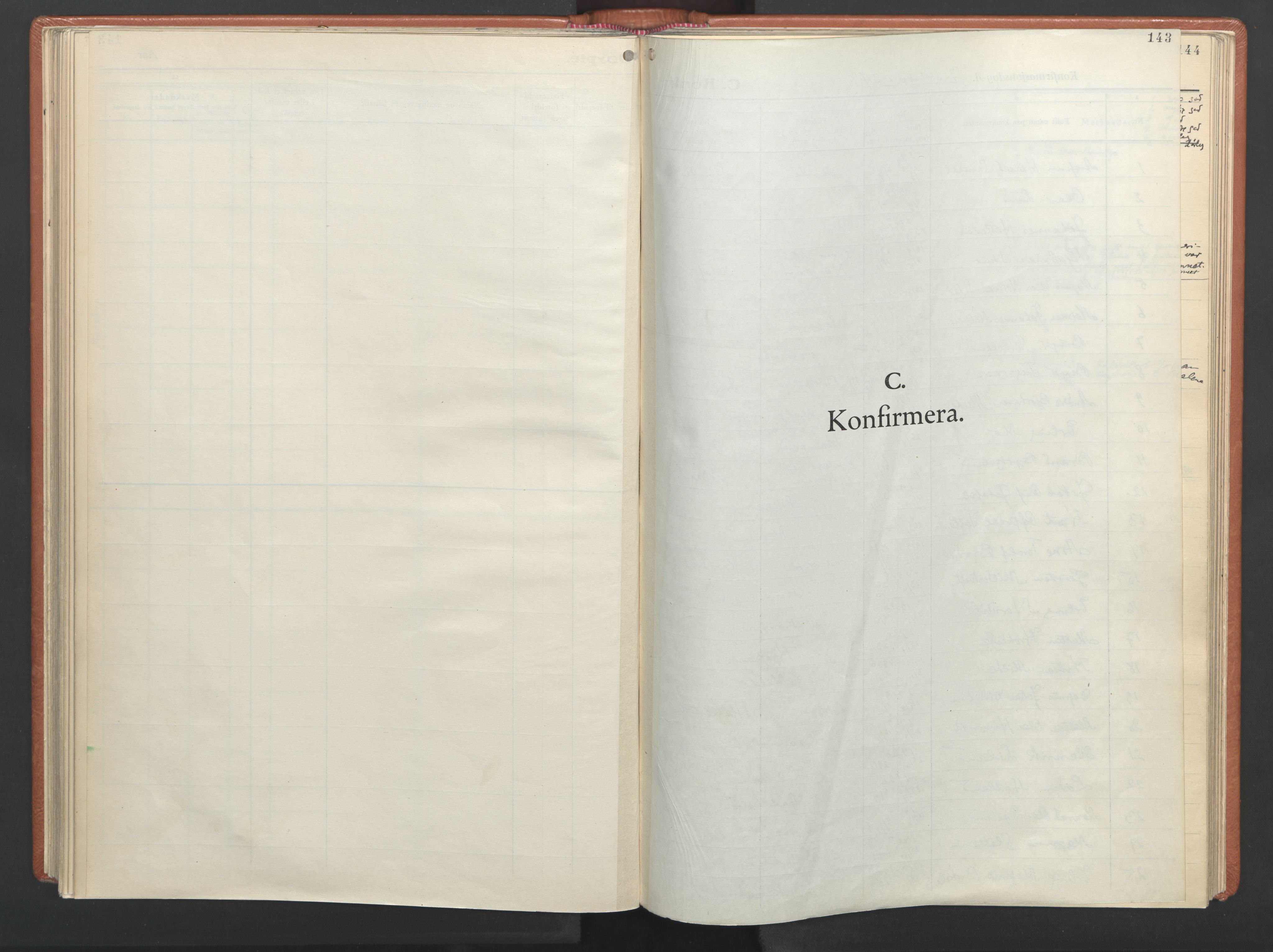 Fana Sokneprestembete, AV/SAB-A-75101/H/Haa/Haab/L0007: Ministerialbok nr. B 7, 1934-1947, s. 143