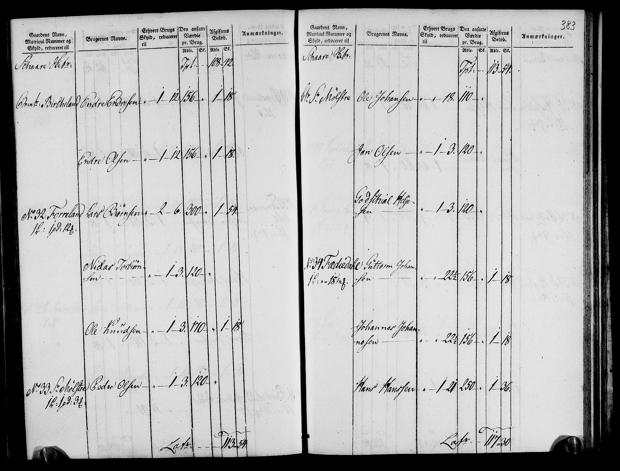 Rentekammeret inntil 1814, Realistisk ordnet avdeling, AV/RA-EA-4070/N/Ne/Nea/L0105: Ryfylke fogderi. Oppebørselsregister, 1803-1804, s. 195