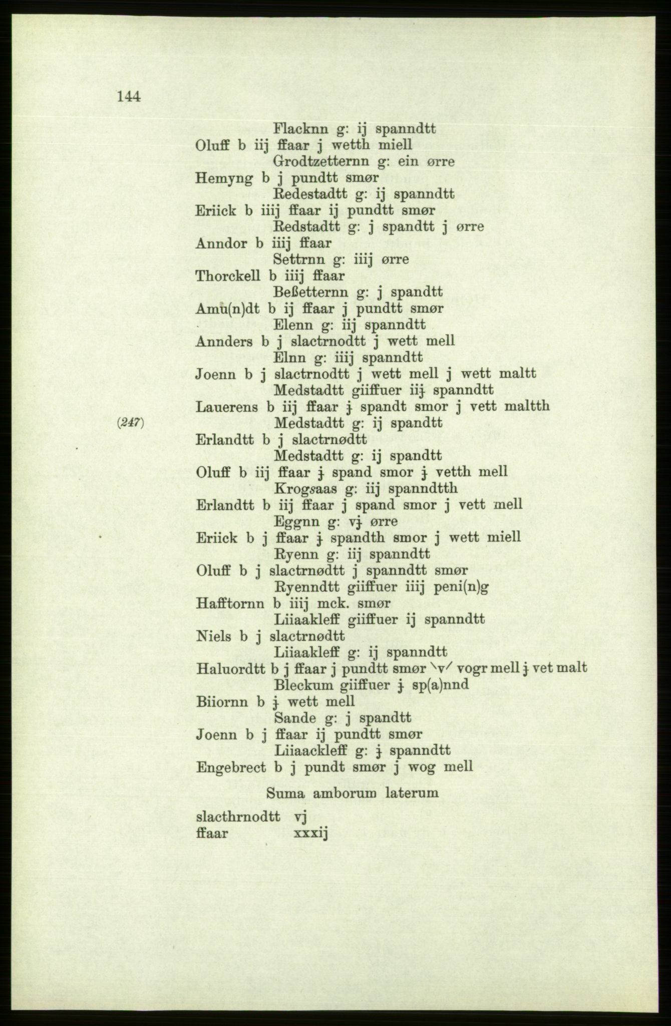 Publikasjoner utgitt av Arkivverket, PUBL/PUBL-001/C/0006: Bind 6: Rekneskapsbøker for Trondheims len 1548-1549 og 1557-1559, 1548-1559, s. 144