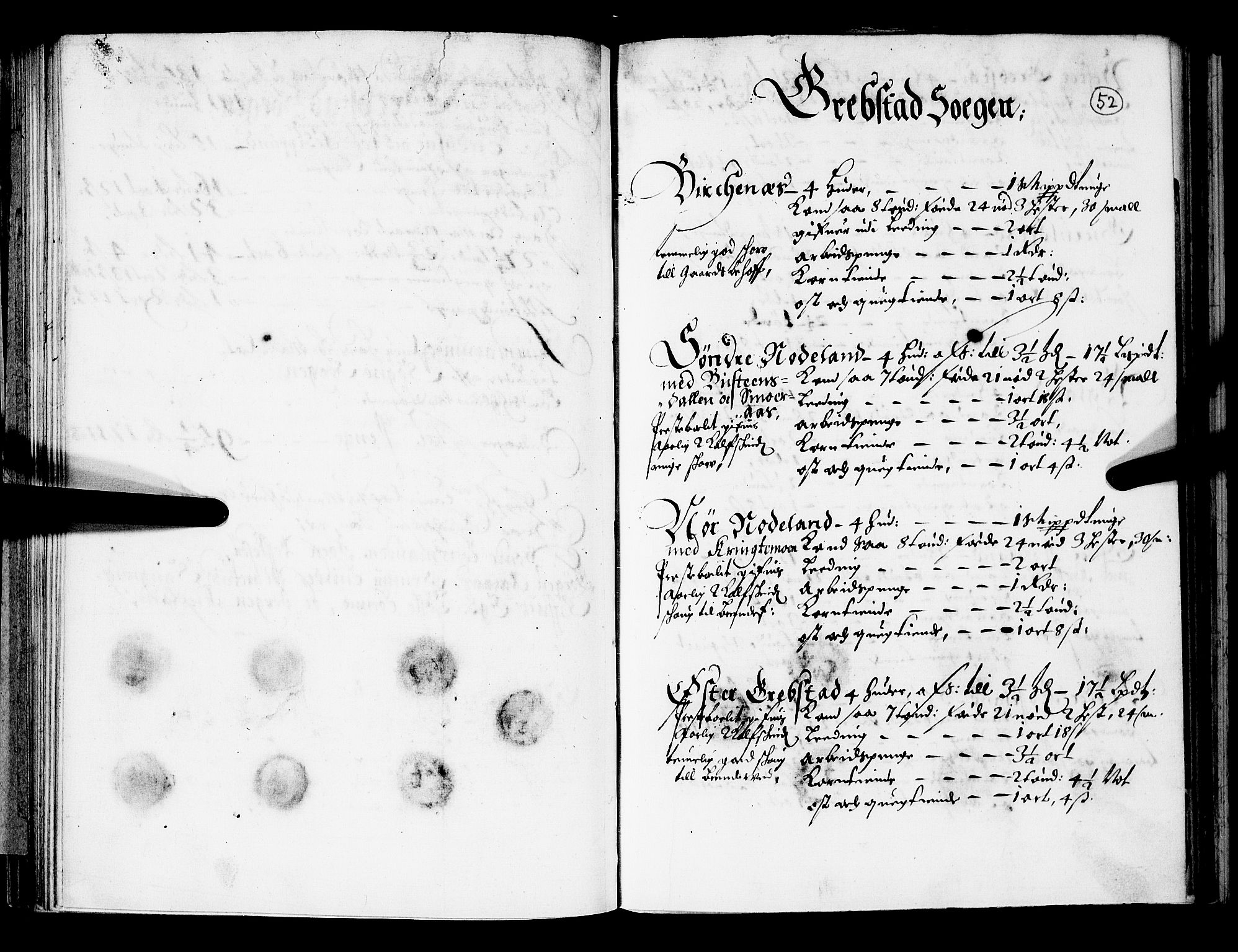 Rentekammeret inntil 1814, Realistisk ordnet avdeling, AV/RA-EA-4070/N/Nb/Nba/L0030: Mandal amt, 1668, s. 51b-52a