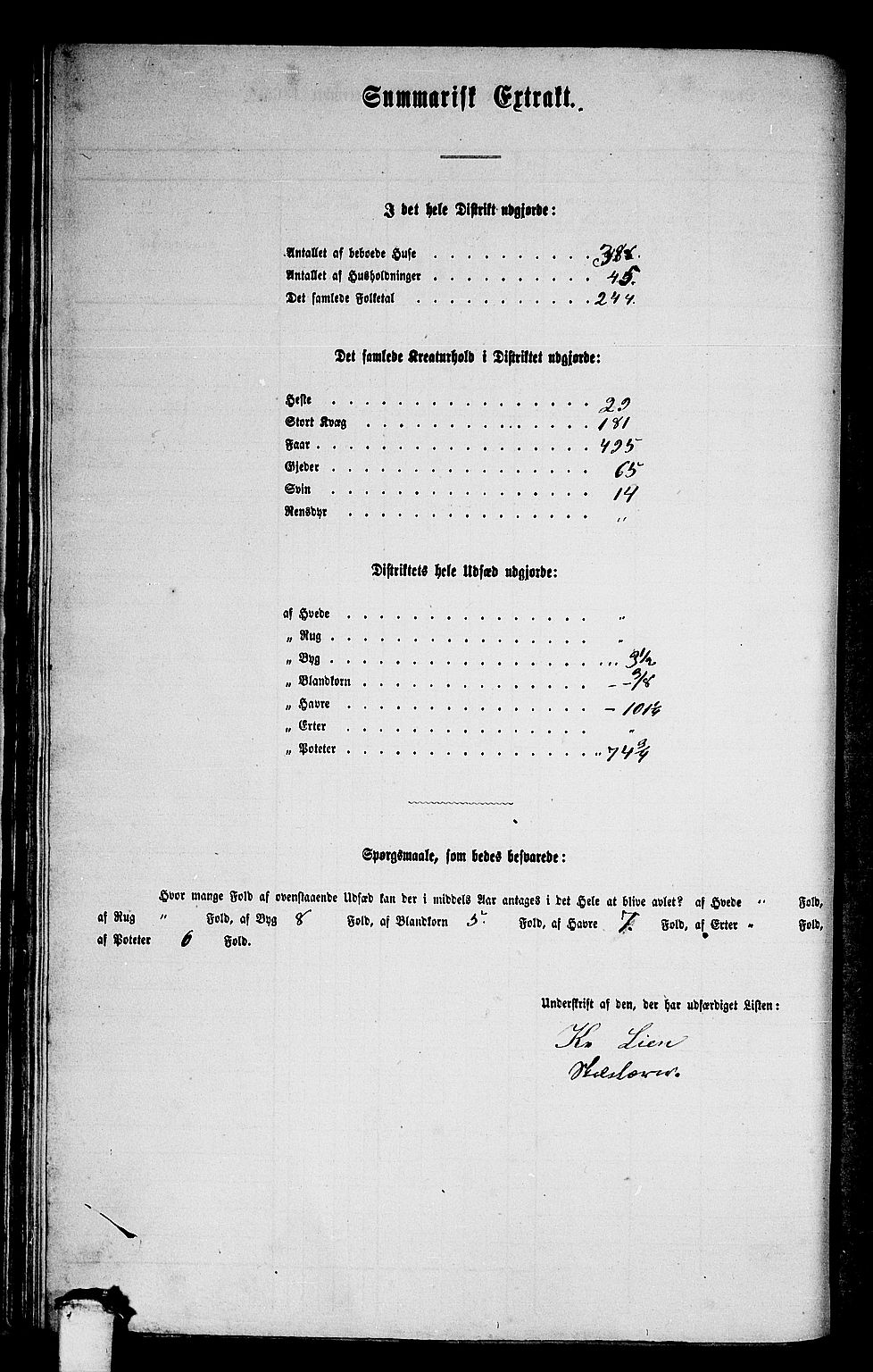 RA, Folketelling 1865 for 1560P Tingvoll prestegjeld, 1865, s. 49