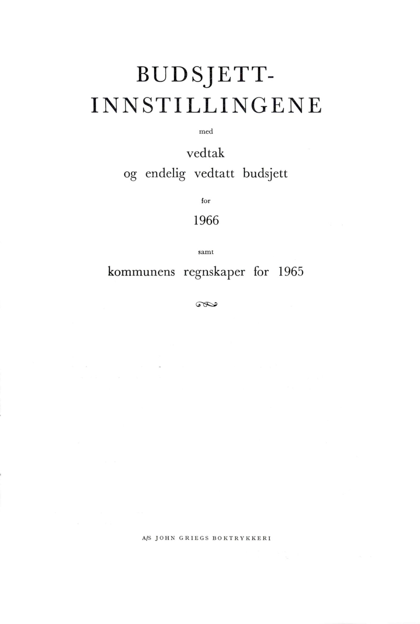 Bergen kommune. Formannskapet, BBA/A-0003/Ad/L0193: Bergens Kommuneforhandlinger, bind II, 1966