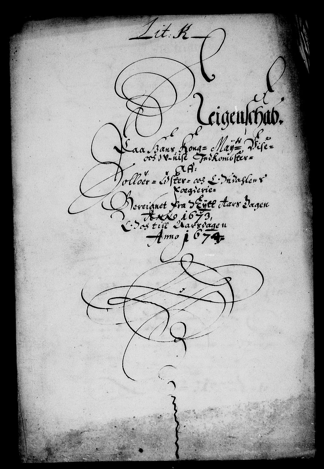 Rentekammeret inntil 1814, Reviderte regnskaper, Stiftamtstueregnskaper, Landkommissariatet på Akershus og Akershus stiftamt, AV/RA-EA-5869/R/Rb/L0088: Akershus stiftamt, 1671-1673