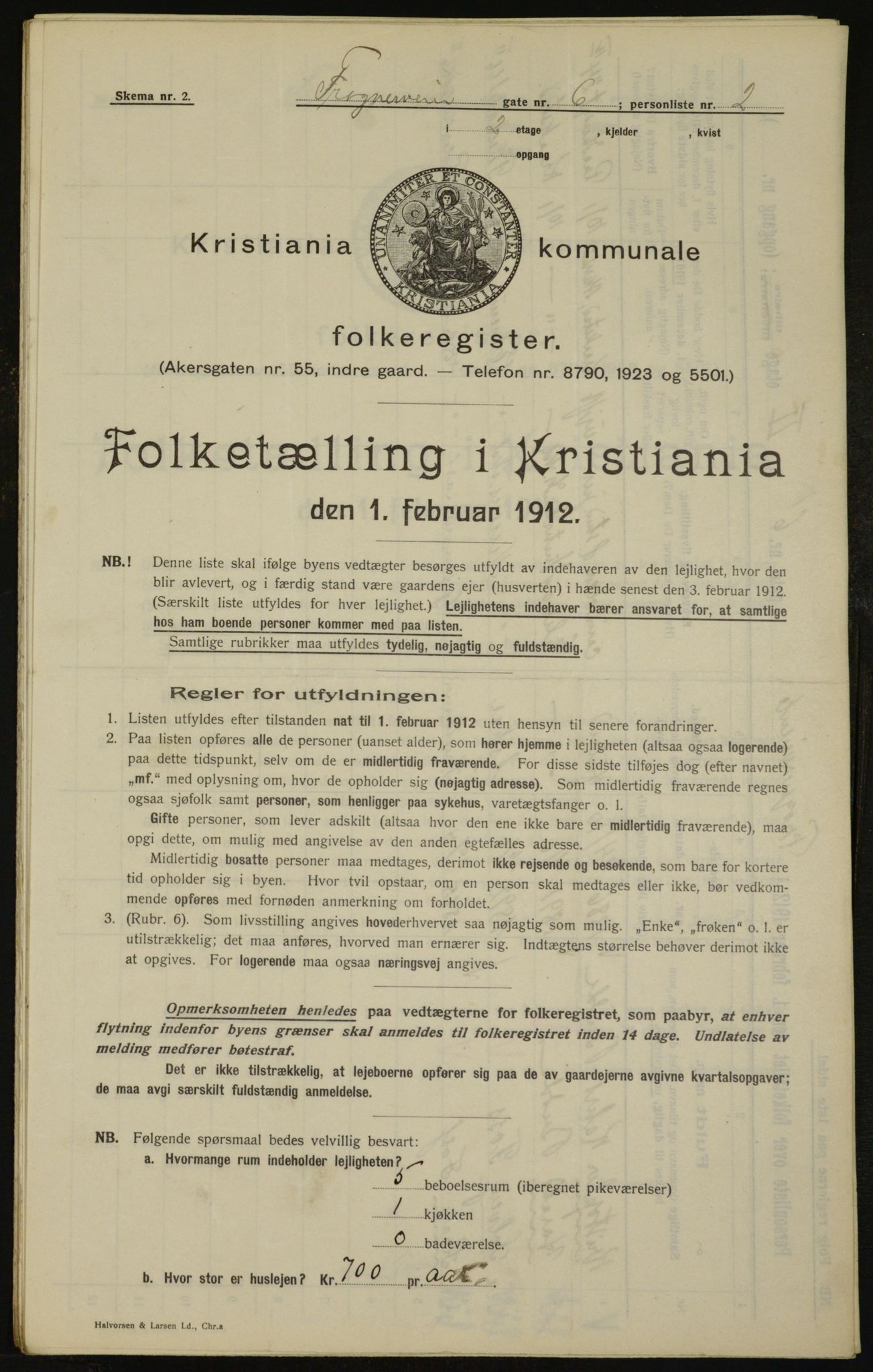 OBA, Kommunal folketelling 1.2.1912 for Kristiania, 1912, s. 27024