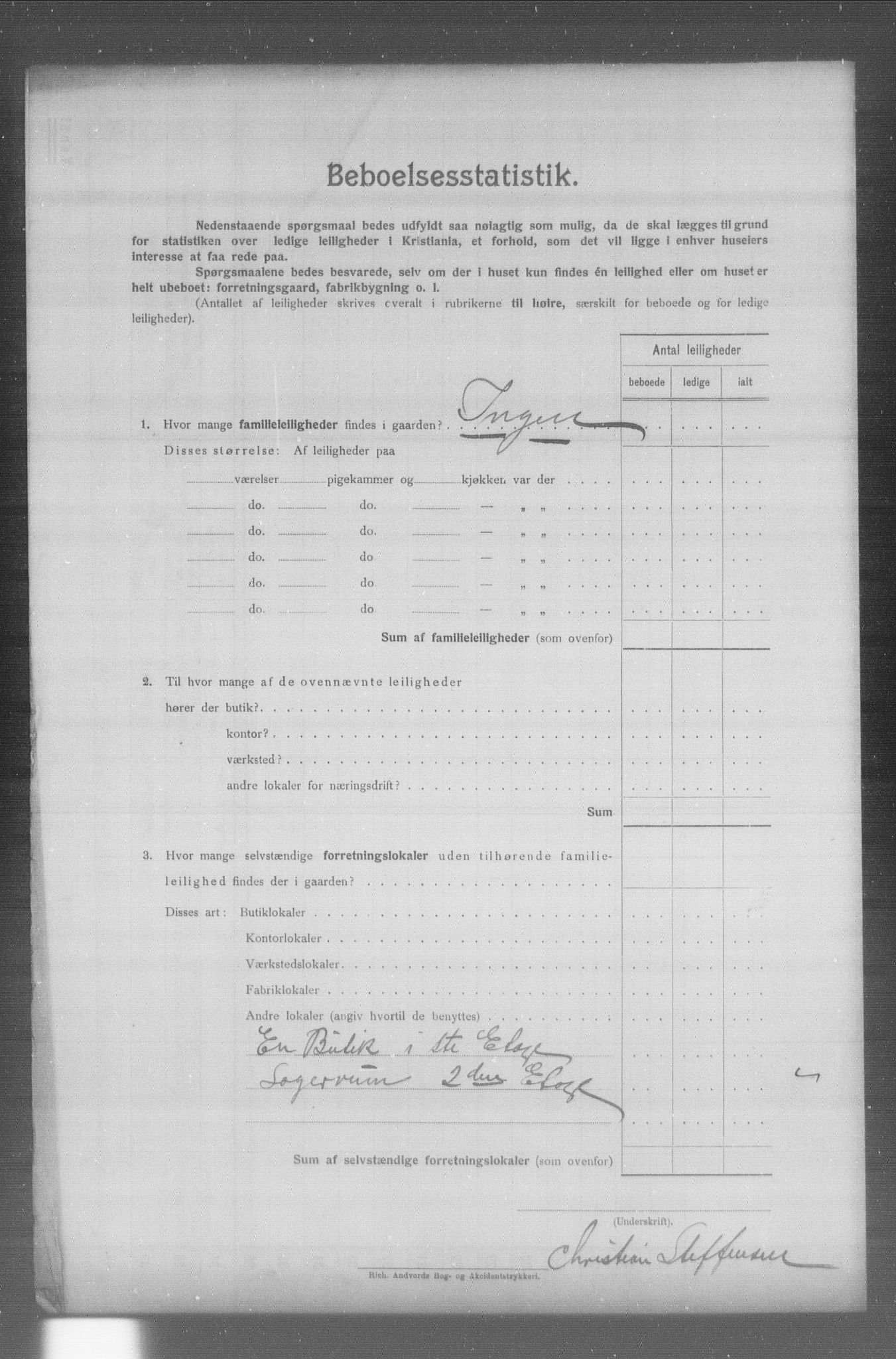 OBA, Kommunal folketelling 31.12.1904 for Kristiania kjøpstad, 1904, s. 22230