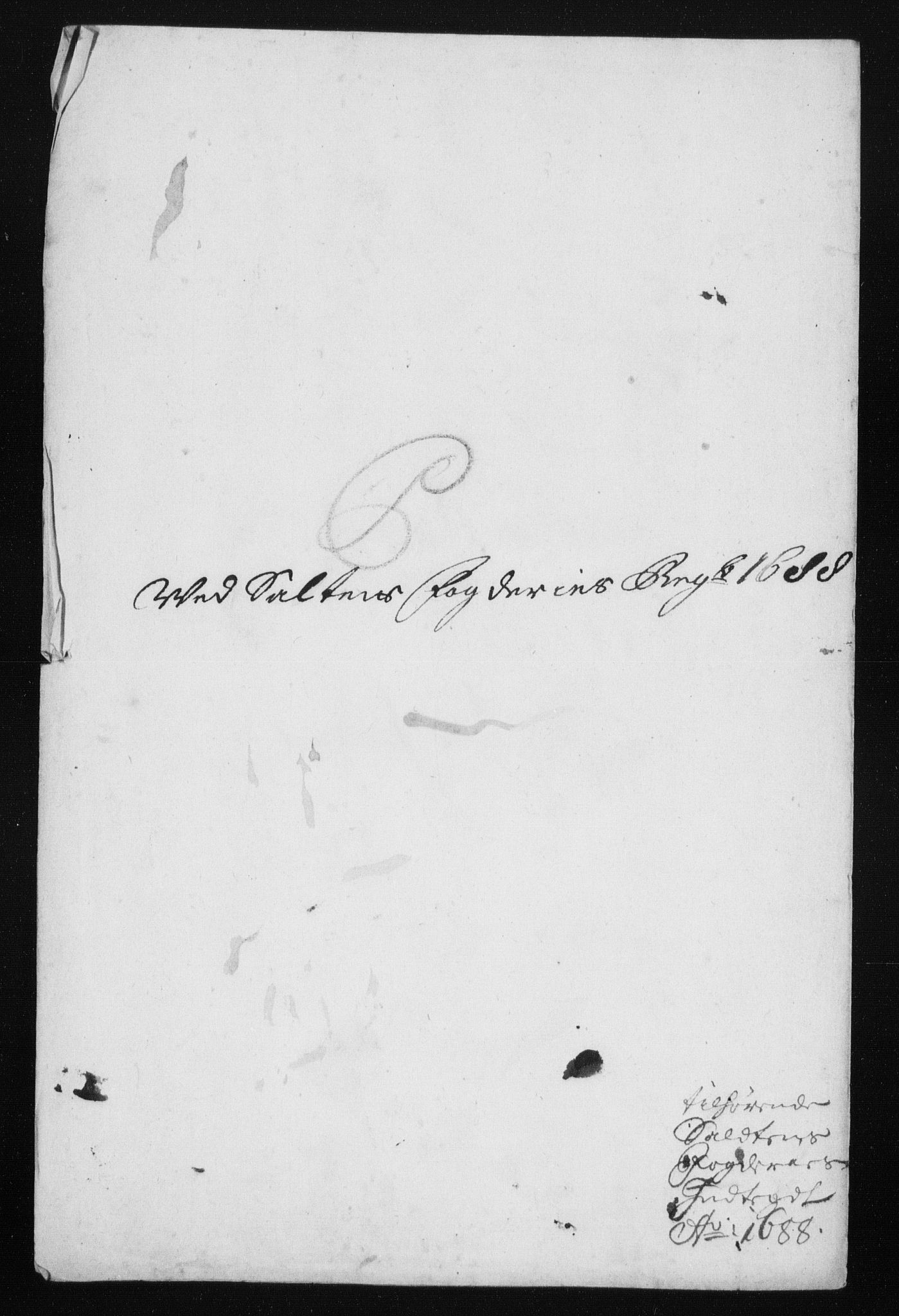 Rentekammeret inntil 1814, Reviderte regnskaper, Stiftamtstueregnskaper, Trondheim stiftamt og Nordland amt, AV/RA-EA-6044/R/Rh/L0011: Nordland amt, 1688