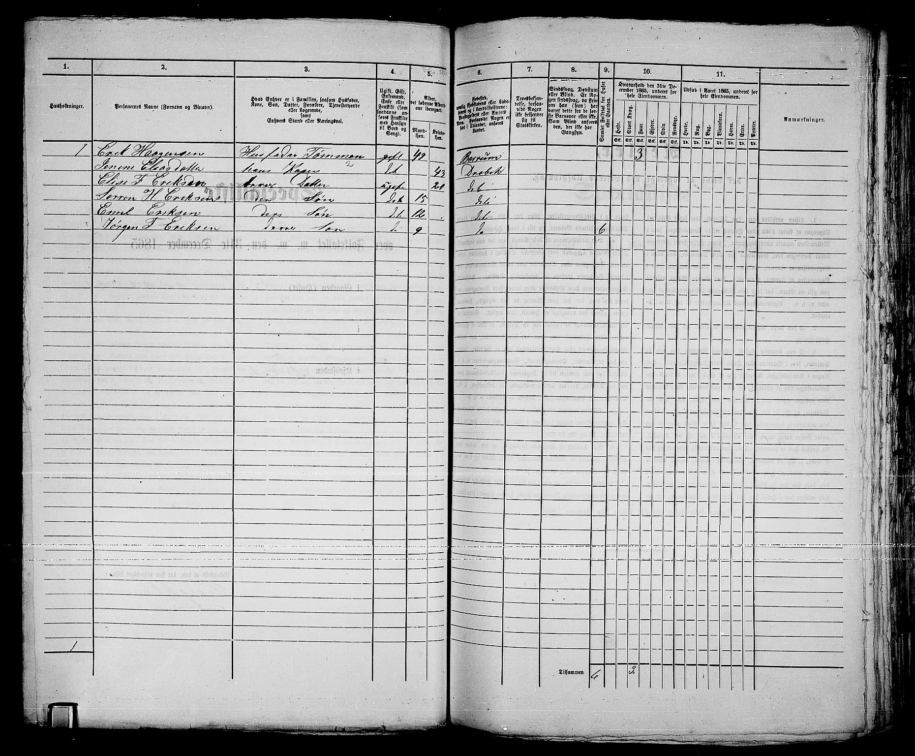 RA, Folketelling 1865 for 0203B Drøbak prestegjeld, Drøbak kjøpstad, 1865, s. 292