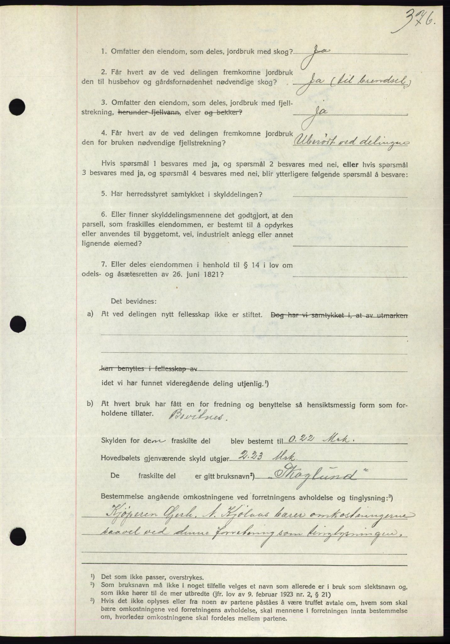 Nordre Sunnmøre sorenskriveri, AV/SAT-A-0006/1/2/2C/2Ca/L0037: Pantebok nr. 40, 1927-1927, Tingl.dato: 03.10.1927