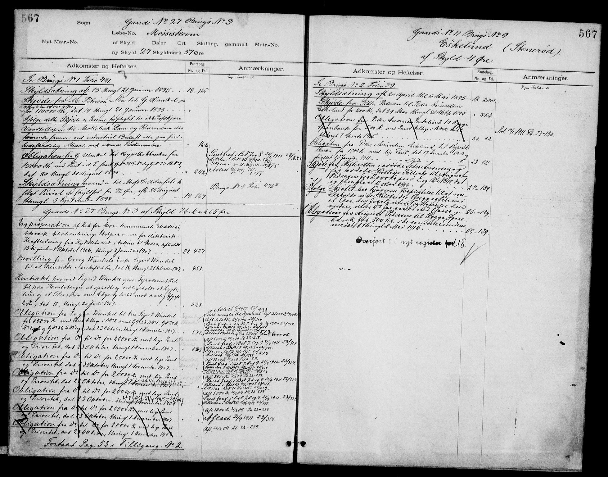 Moss sorenskriveri, SAO/A-10168: Panteregister nr. IV 3b, 1769-1926, s. 567
