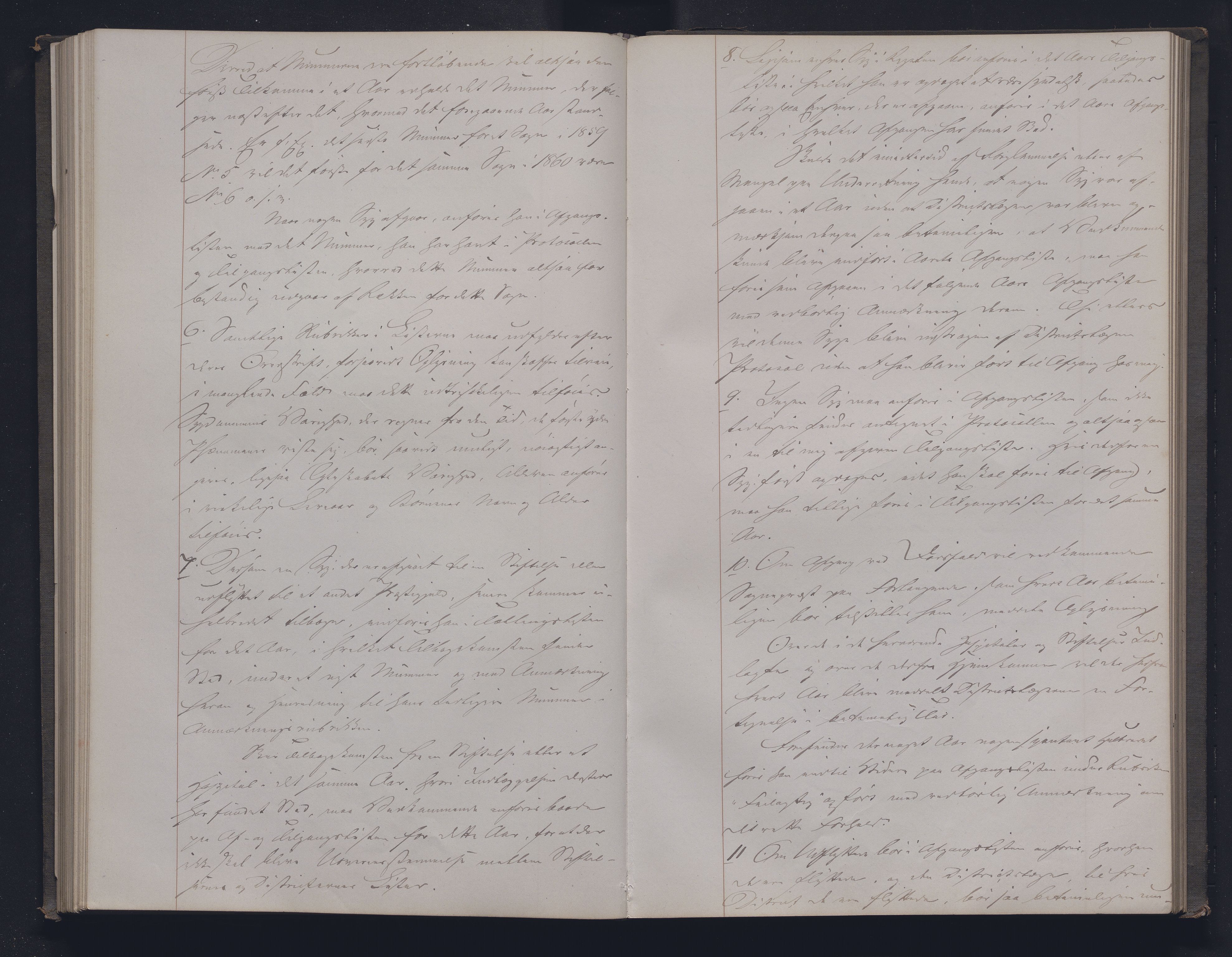 Lepraarkiver - Overlegen for den spedalske sykdom, AV/SAB-A-61001/B.b/L0004: Kopibok, 1858-1865