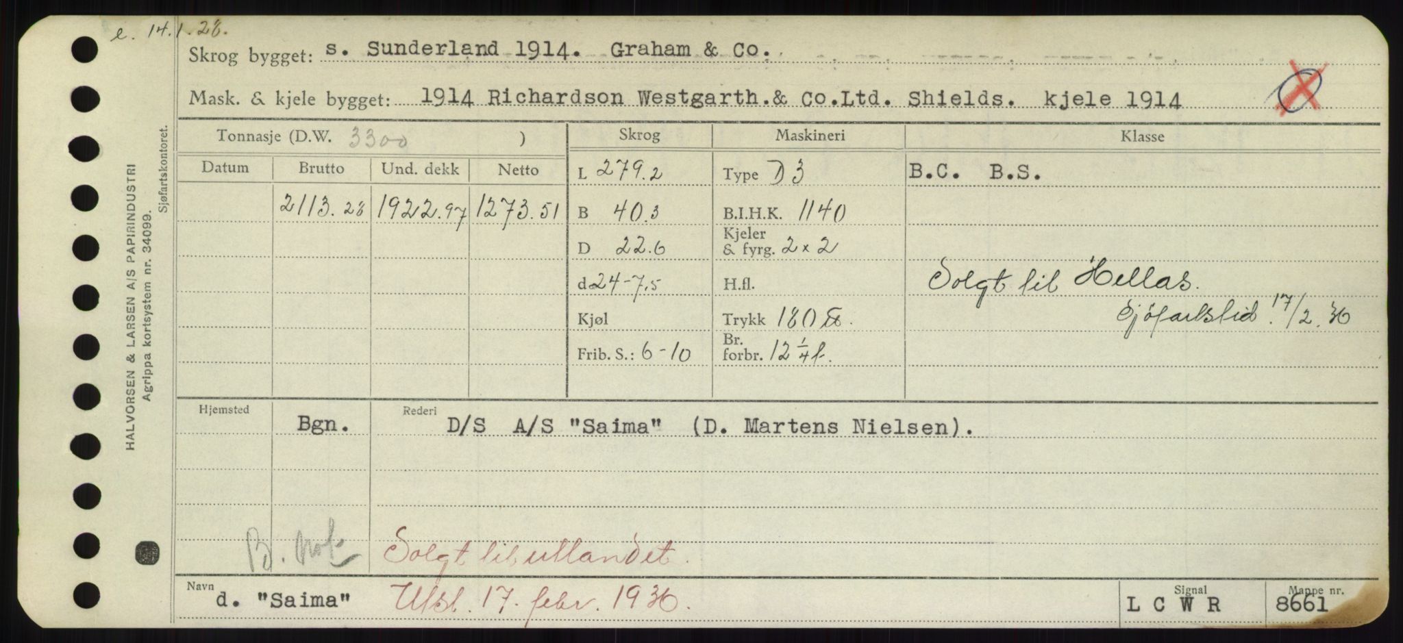 Sjøfartsdirektoratet med forløpere, Skipsmålingen, AV/RA-S-1627/H/Hd/L0031: Fartøy, Rju-Sam, s. 575