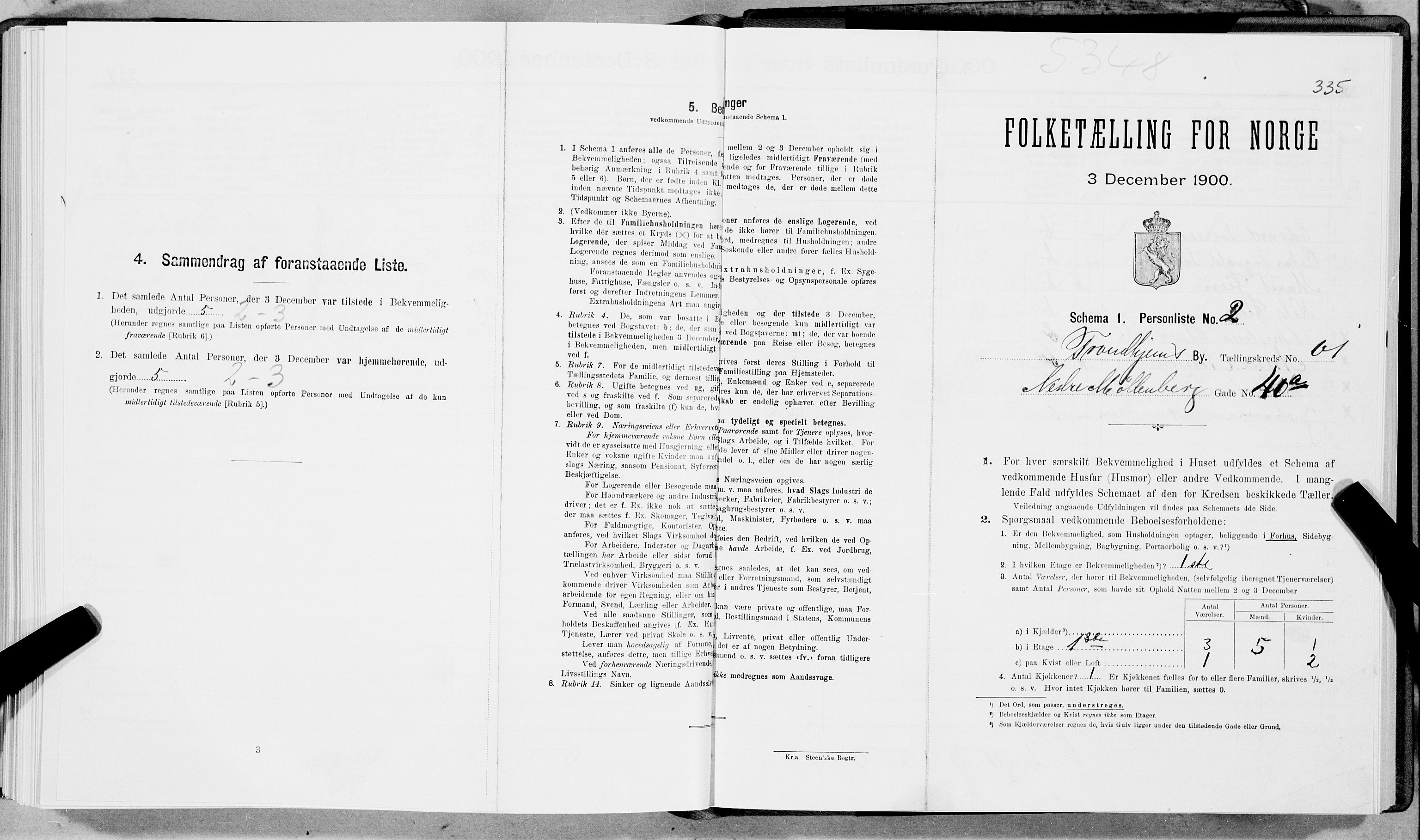 SAT, Folketelling 1900 for 1601 Trondheim kjøpstad, 1900, s. 10604
