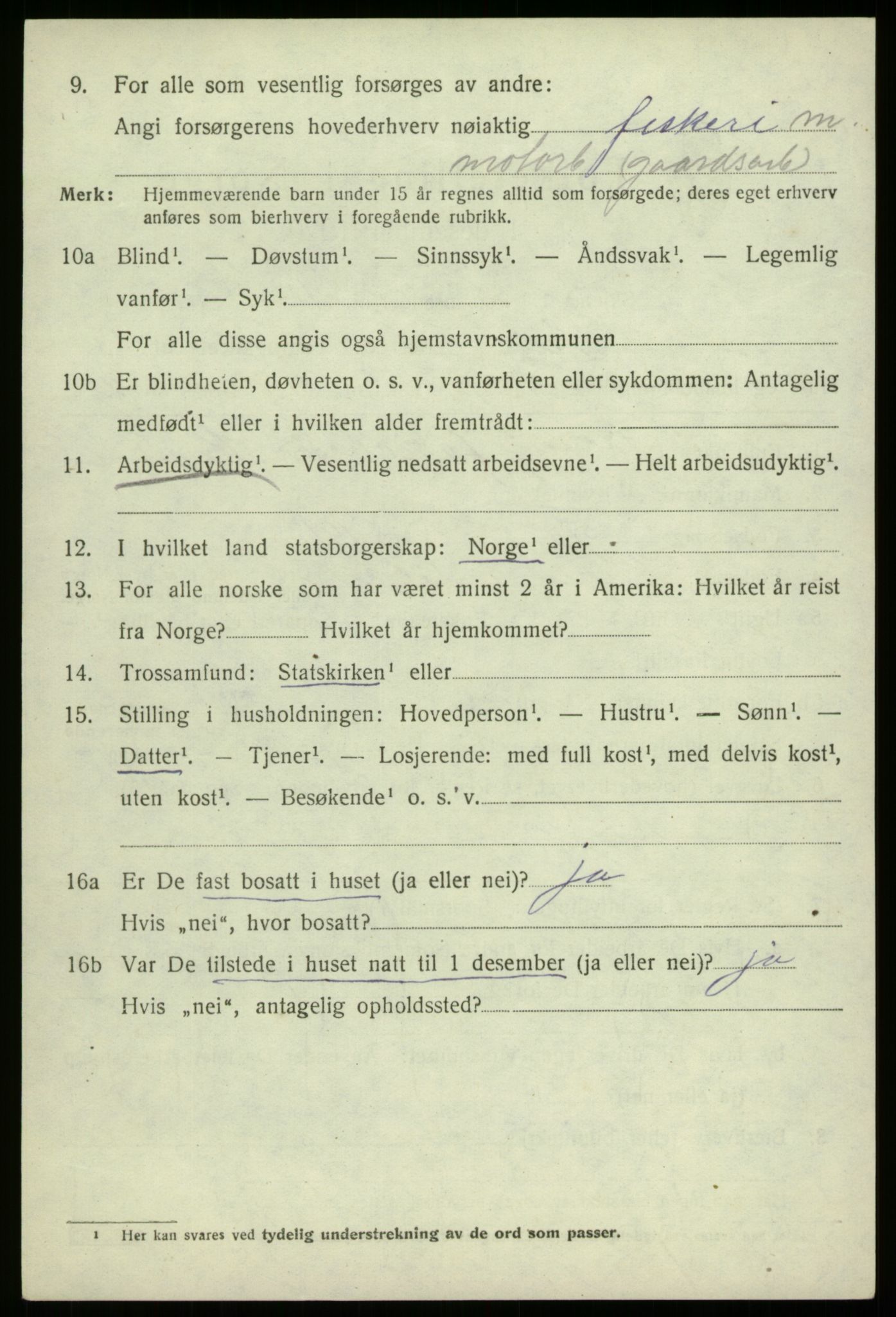 SAB, Folketelling 1920 for 1441 Selje herred, 1920, s. 8168