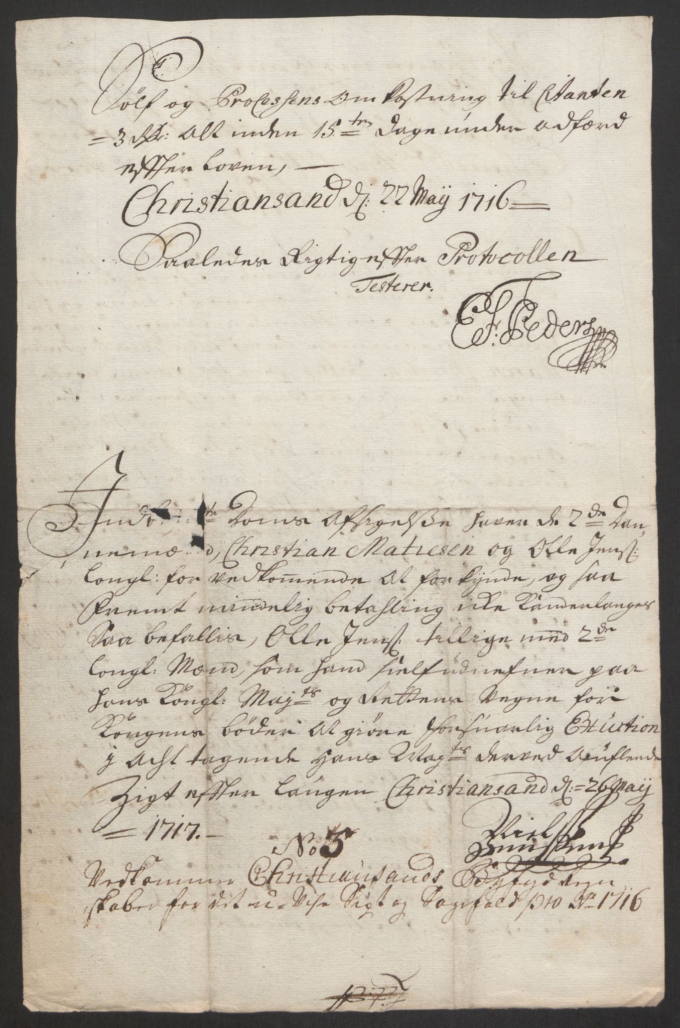 Rentekammeret inntil 1814, Reviderte regnskaper, Byregnskaper, RA/EA-4066/R/Rm/L0285: [M18] Sikt og sakefall, 1681-1718, s. 533