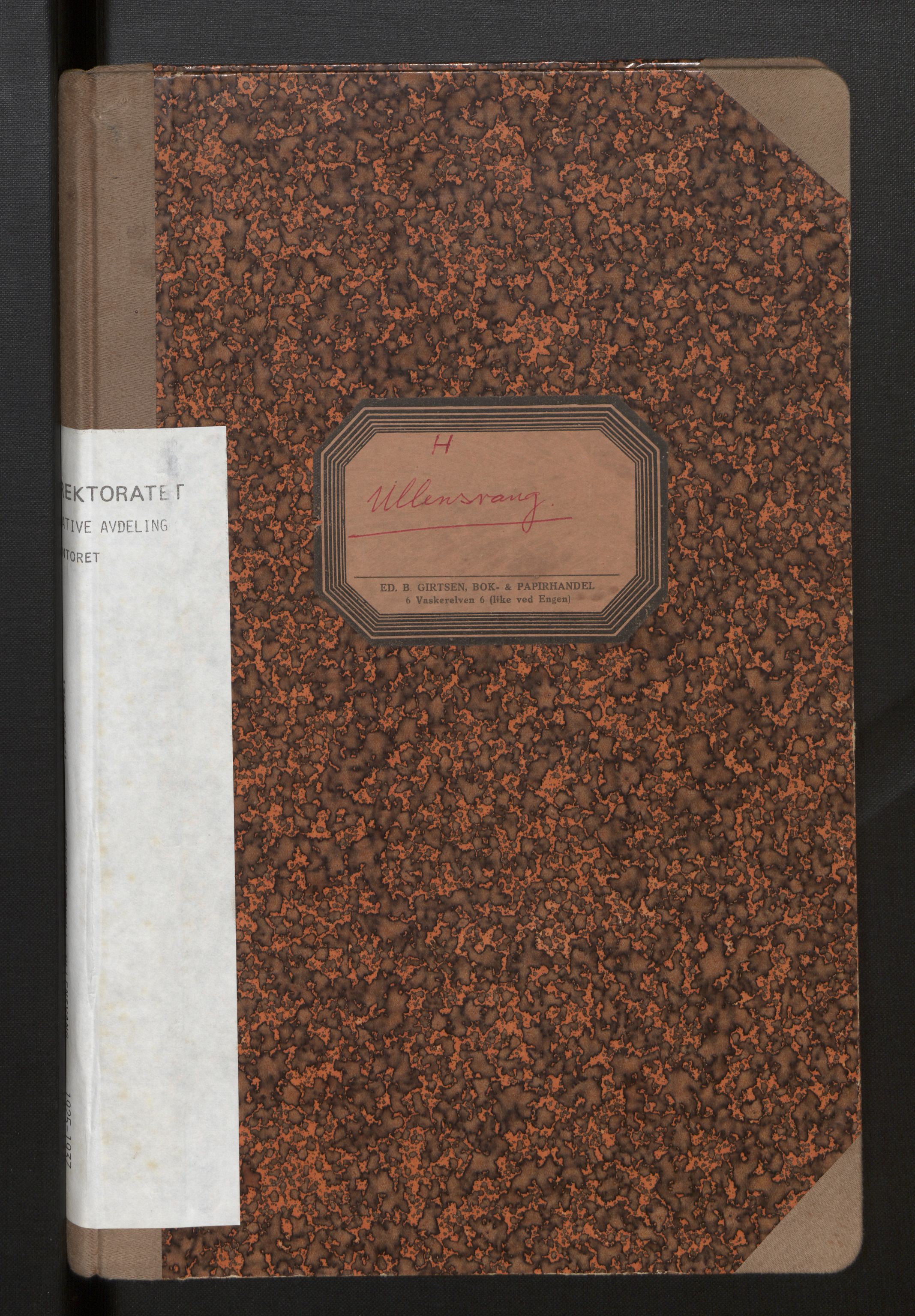 Fiskeridirektoratet - 1 Adm. ledelse - 13 Båtkontoret, AV/SAB-A-2003/I/Ia/Iah/L0136: 135.0848/1 Merkeprotokoll - Ullensvang, 1925-1937
