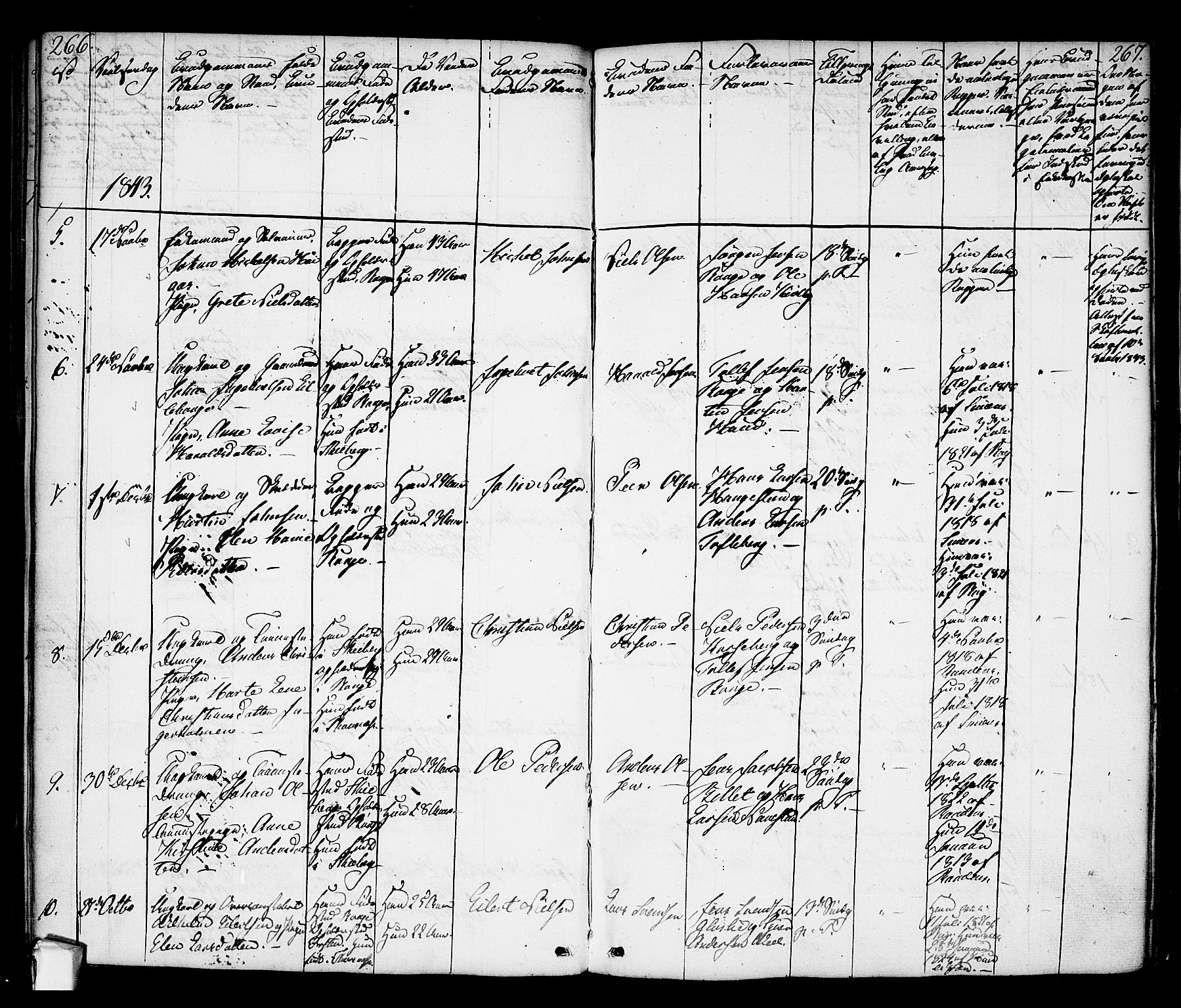 Borge prestekontor Kirkebøker, SAO/A-10903/F/Fa/L0004: Ministerialbok nr. I 4, 1836-1848, s. 266-267