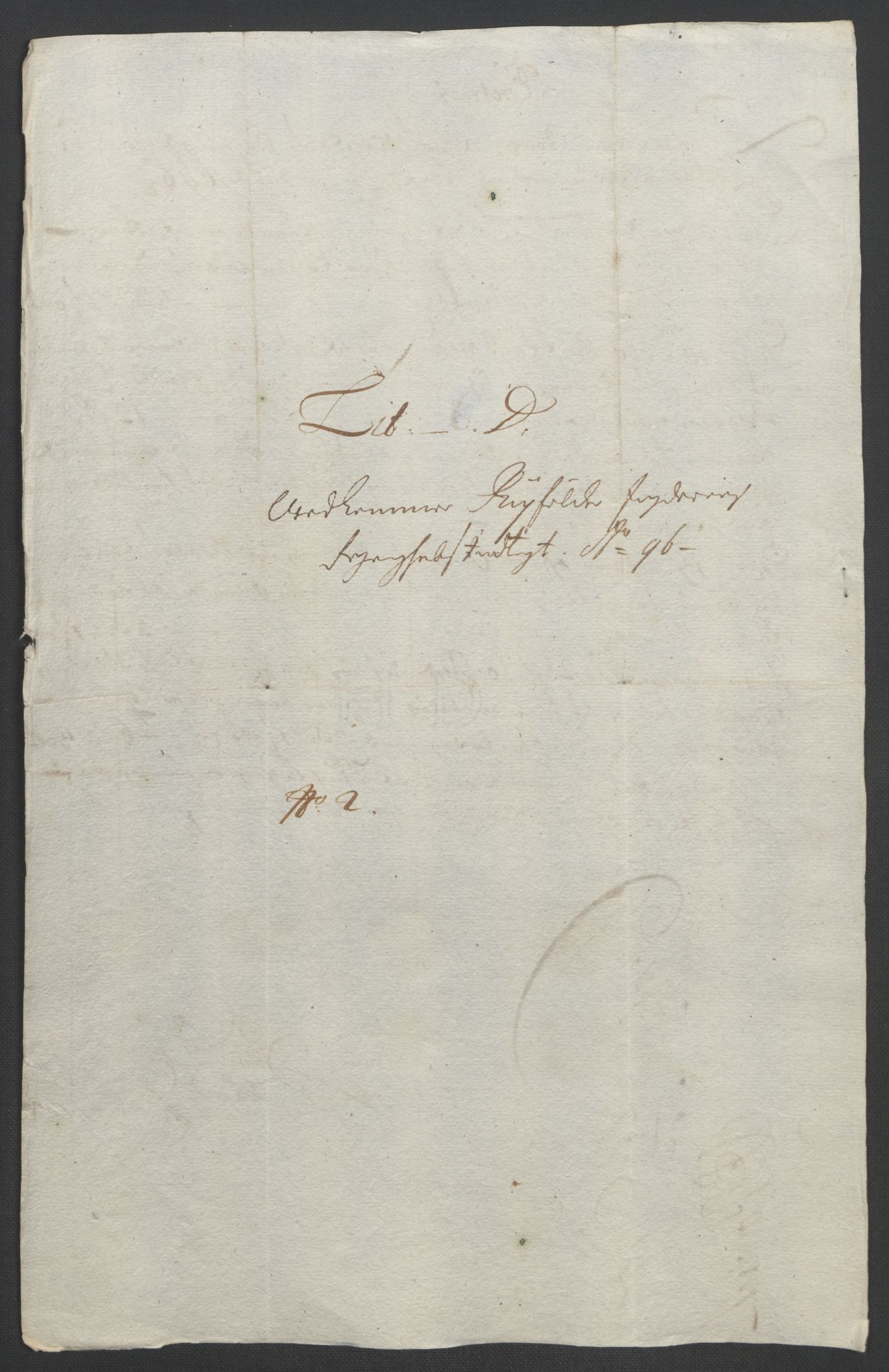 Rentekammeret inntil 1814, Reviderte regnskaper, Fogderegnskap, AV/RA-EA-4092/R47/L2857: Fogderegnskap Ryfylke, 1694-1696, s. 262