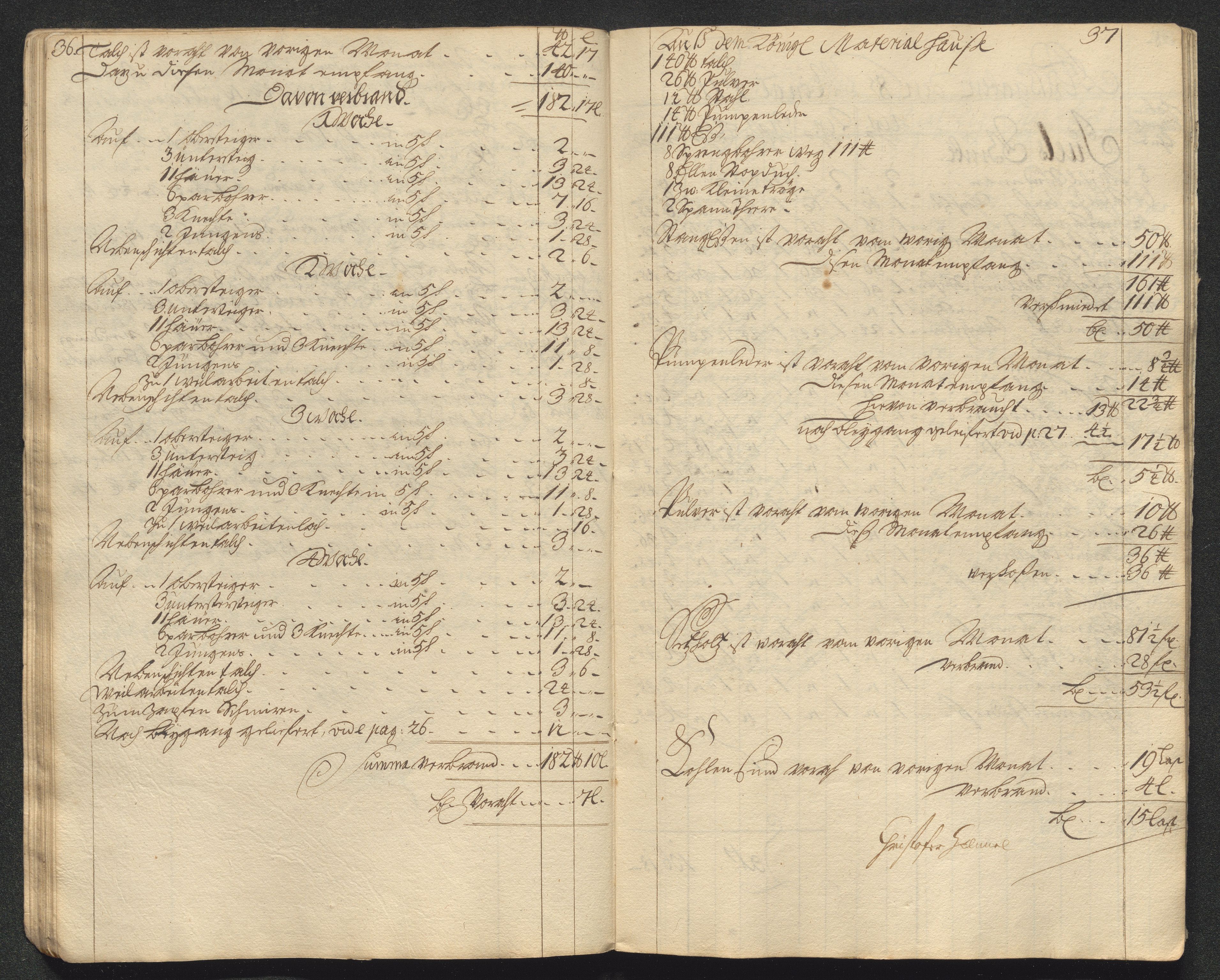 Kongsberg Sølvverk 1623-1816, AV/SAKO-EA-3135/001/D/Dc/Dcd/L0099: Utgiftsregnskap for gruver m.m., 1710, s. 347