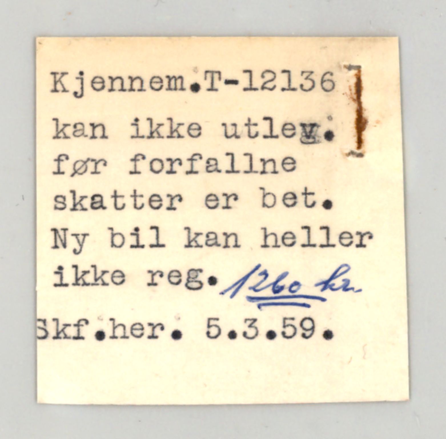 Møre og Romsdal vegkontor - Ålesund trafikkstasjon, AV/SAT-A-4099/F/Fe/L0032: Registreringskort for kjøretøy T 11997 - T 12149, 1927-1998, s. 3419