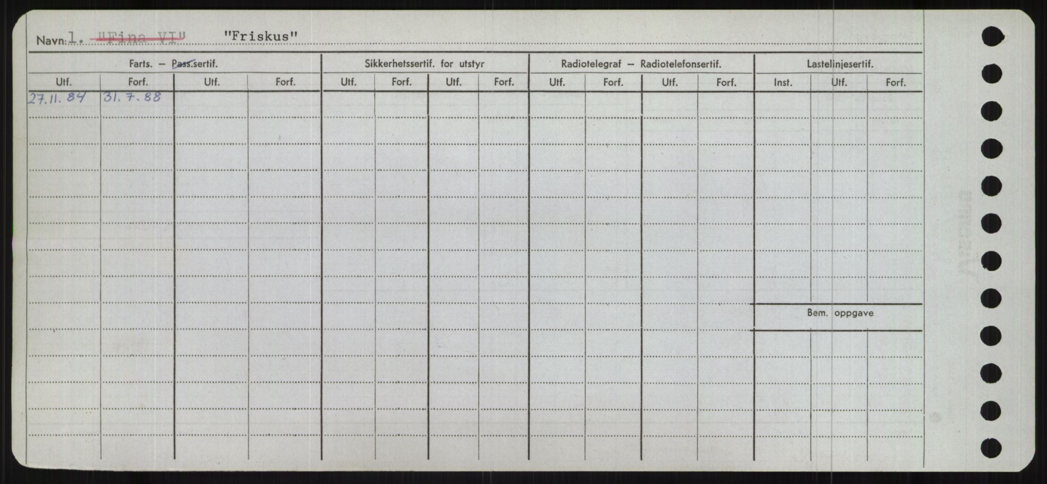 Sjøfartsdirektoratet med forløpere, Skipsmålingen, RA/S-1627/H/Ha/L0004/0001: Fartøy, Mas-R / Fartøy, Mas-Odd, s. 350