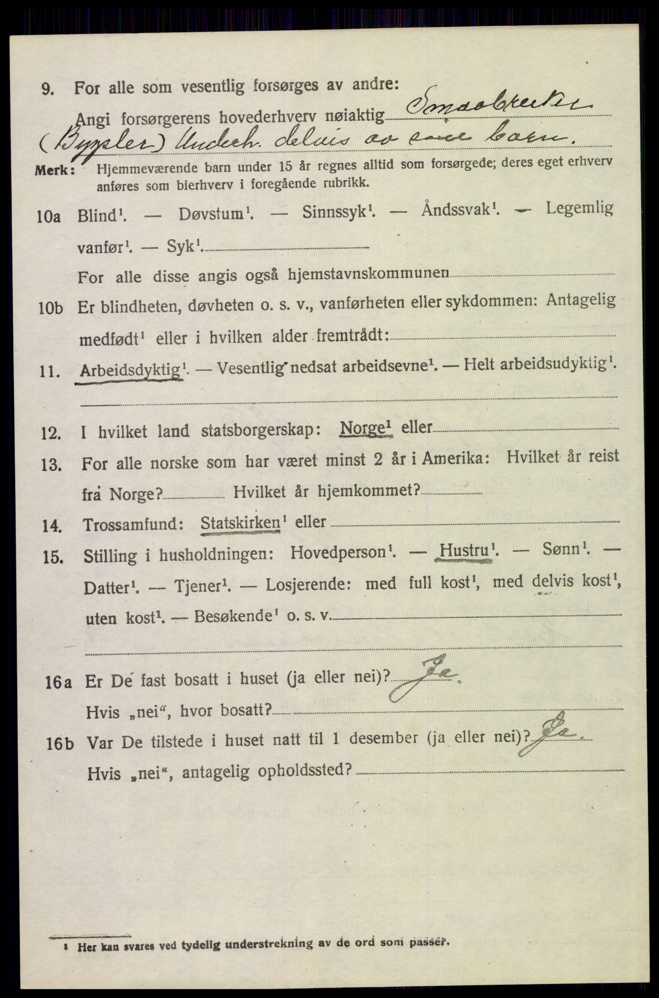 SAH, Folketelling 1920 for 0428 Trysil herred, 1920, s. 14976