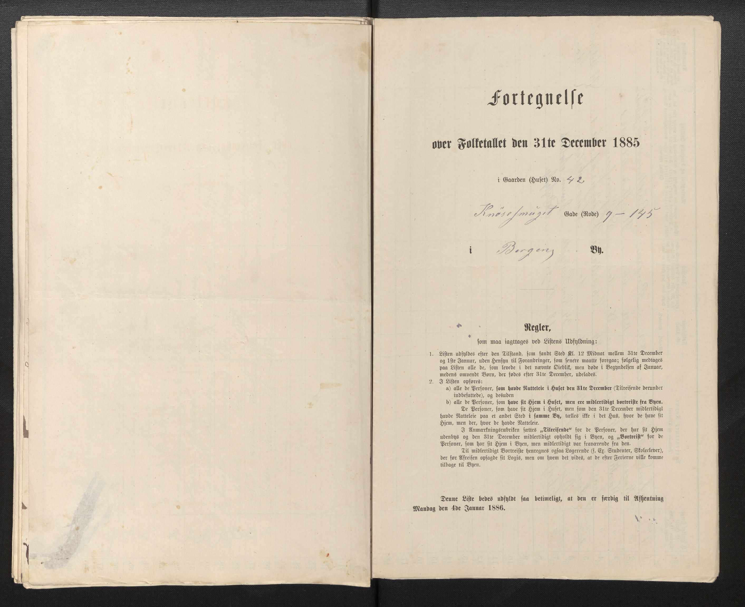 SAB, Folketelling 1885 for 1301 Bergen kjøpstad, 1885, s. 2833