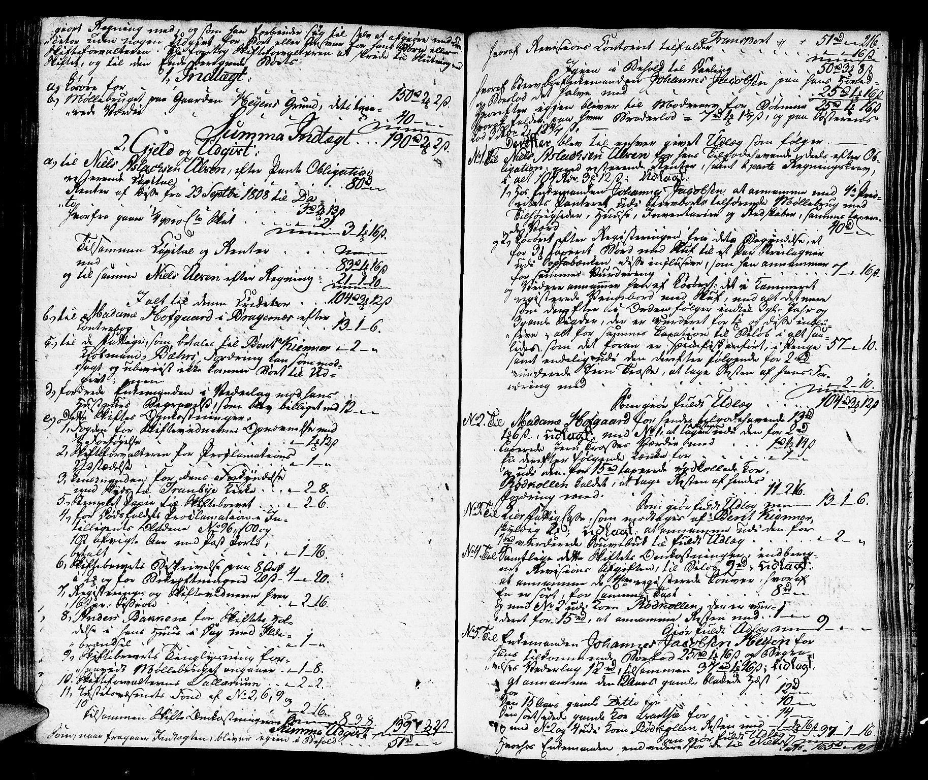 Lier, Røyken og Hurum sorenskriveri, AV/SAKO-A-89/H/Hc/L0009: Skifteprotokoll, 1805-1813, s. 215b-216a