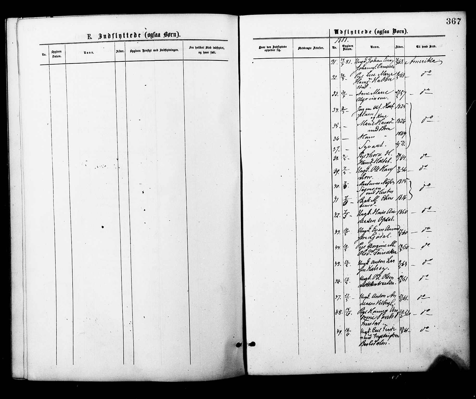 Eidsvoll prestekontor Kirkebøker, AV/SAO-A-10888/F/Fa/L0001: Ministerialbok nr. I 1, 1877-1881, s. 367